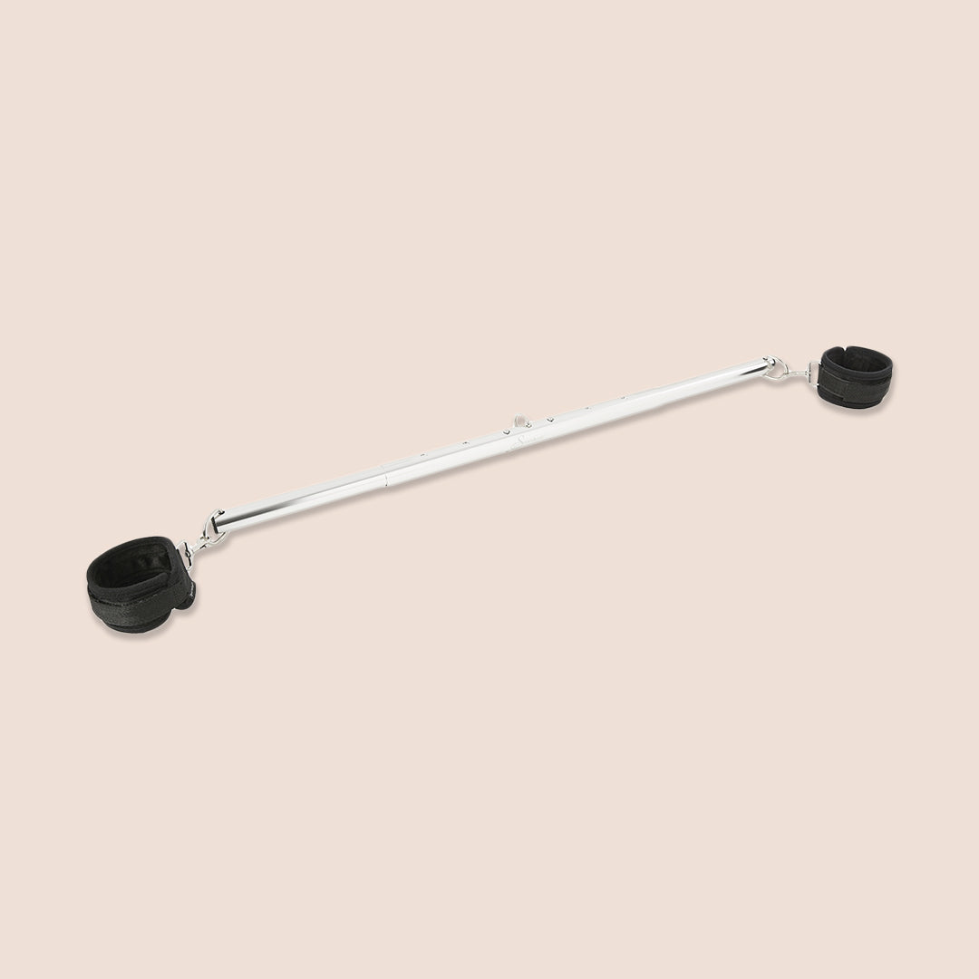 Sportsheets Expandable Spreader Bar & Cuff Set - Adjustable Bondage Restraints for Couples | Bedroom Accessories for BDSM, Role Play & Sensual Exploration