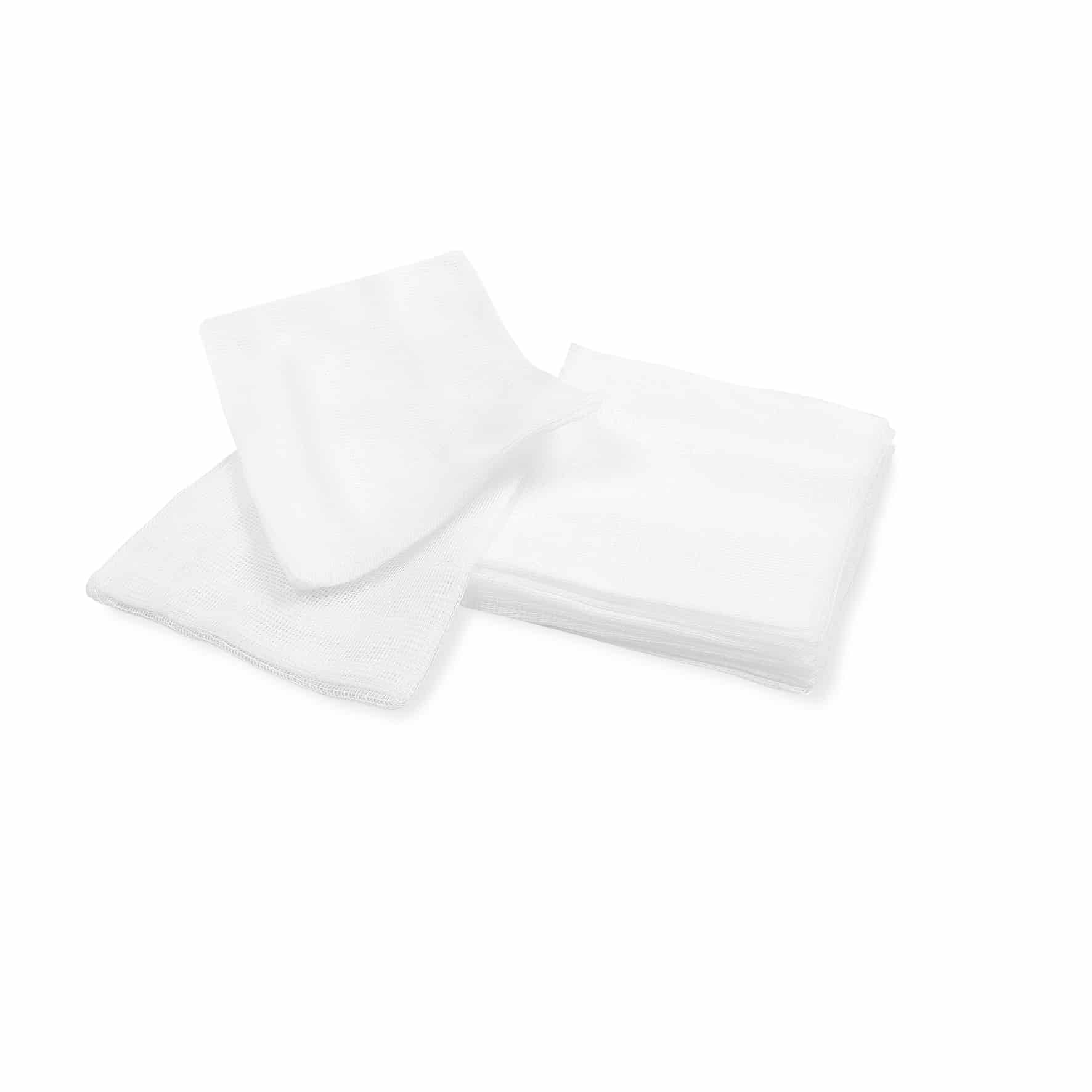 100-Pack Non-Woven Gauze Pads, 4-Ply Non-Sterile Wound Dressing 10x10cm (4x4 Inches) for First Aid, Wound Care & Medical Use