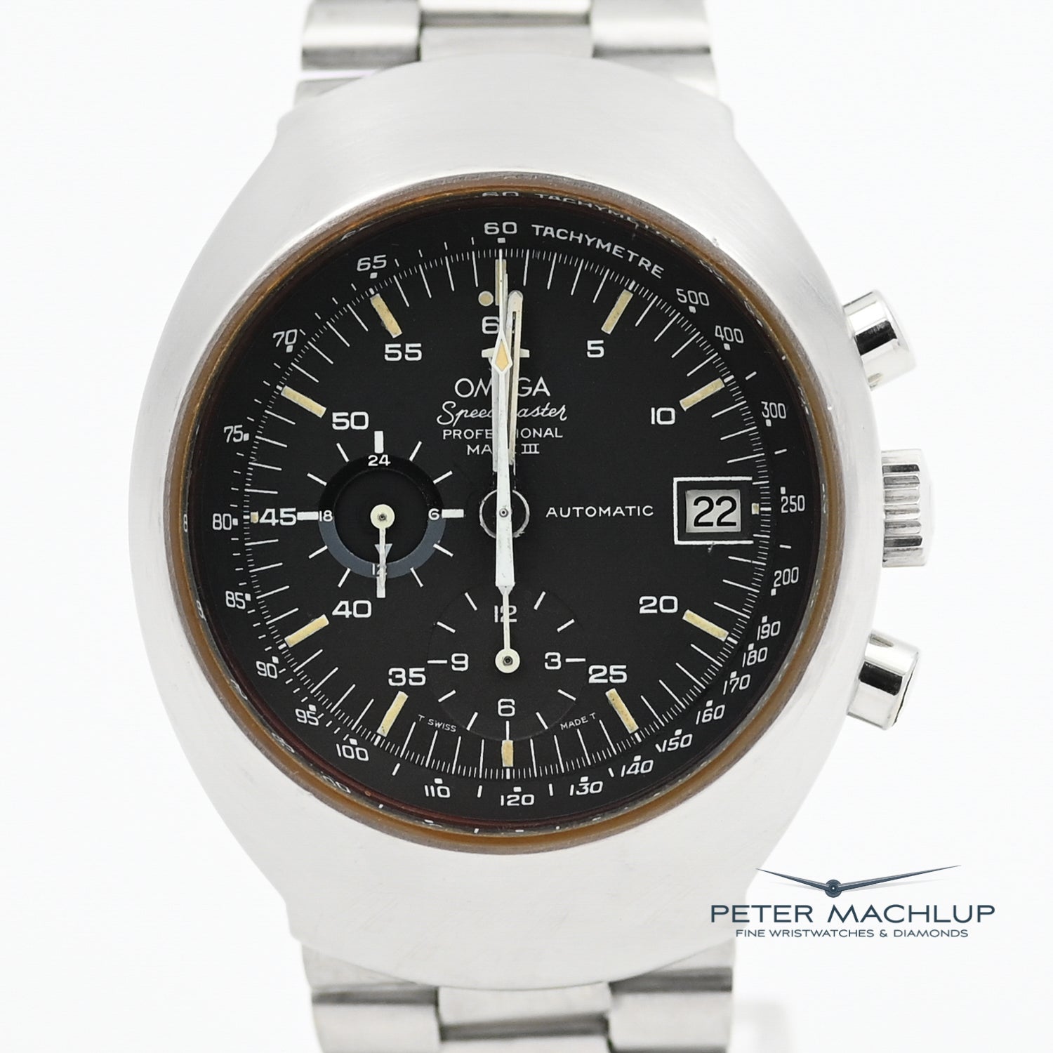 Omega Speedmaster Mark 3 Men's Automatic Chronograph Watch - Luxury Stainless Steel Timepiece for Business, Gifts & Space Exploration Enthusiasts