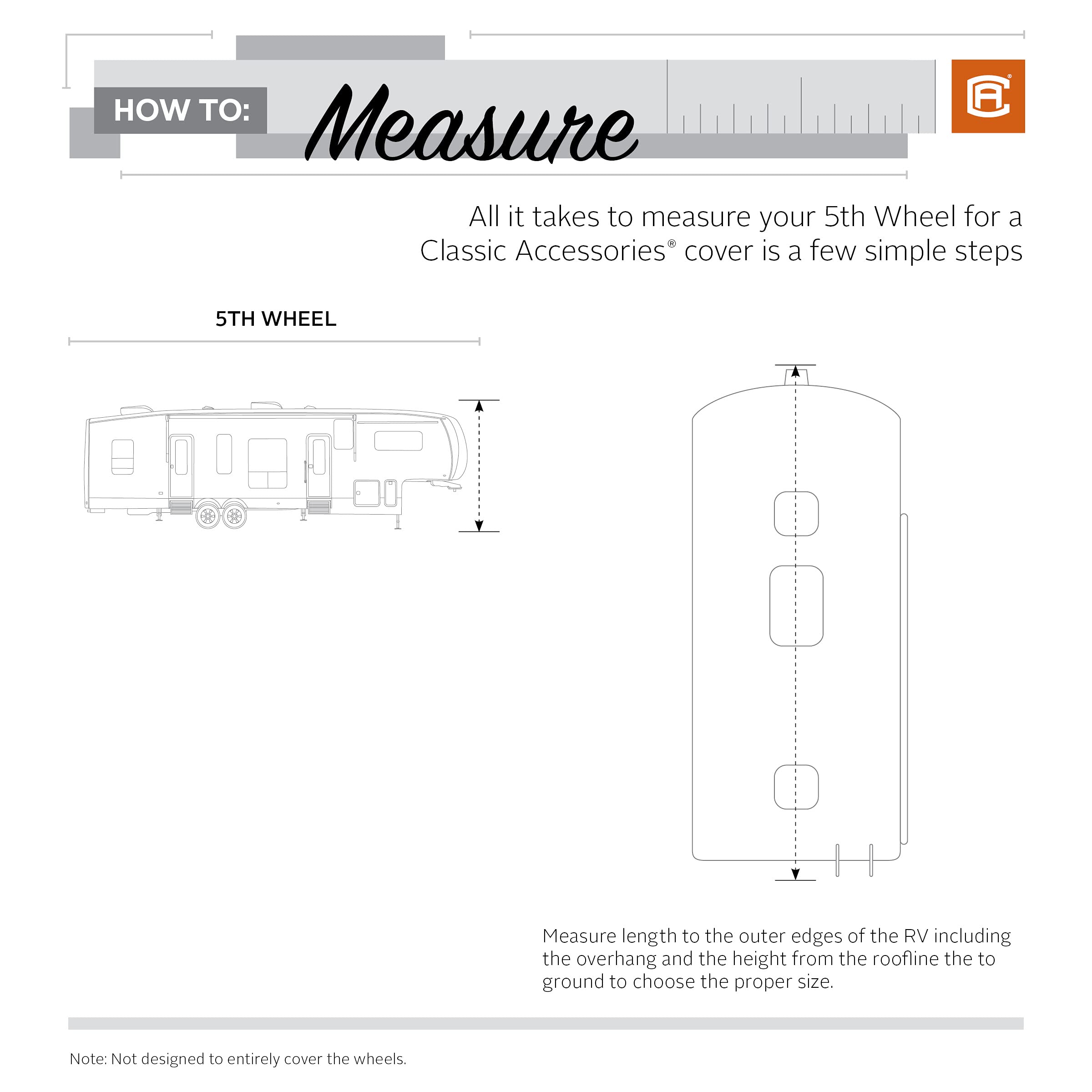 PermaPRO 5th Wheel RV Cover for 41'-44' Trailers - Weather Protection for Campers & Travel Trailers