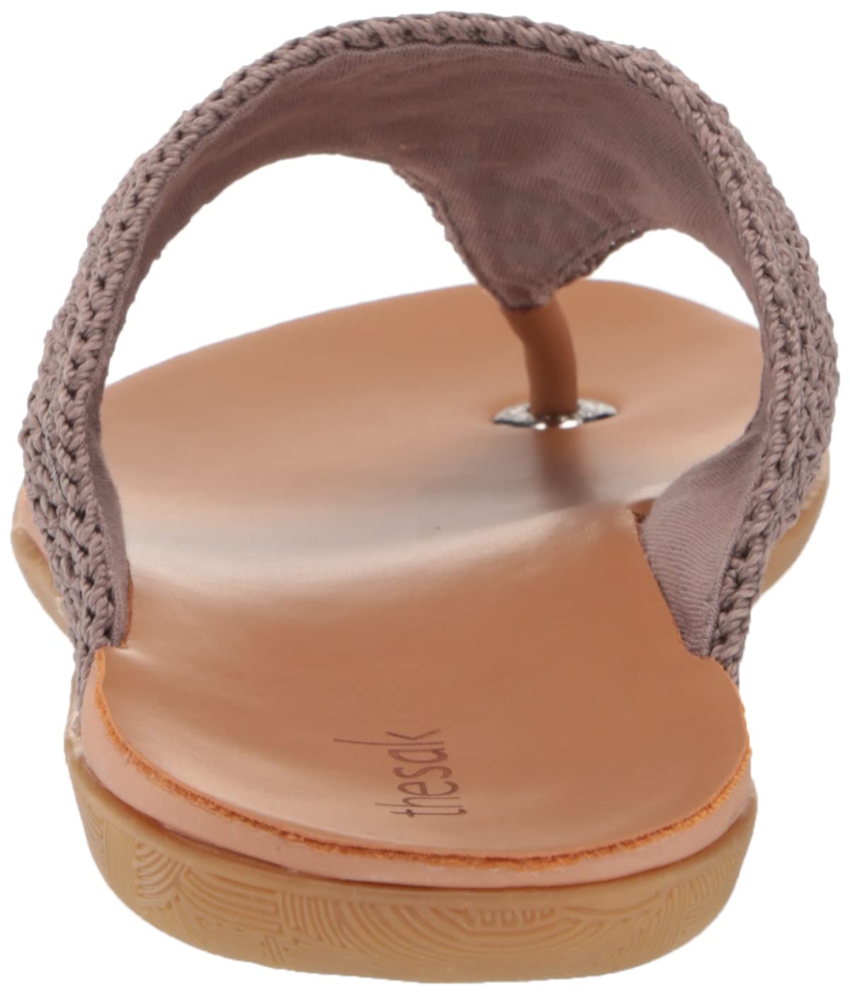 The Sak Shana Crochet Slip-On Thong Sandals for Women - Comfortable Boho Beach Sandals for Summer, Vacation & Casual Outings