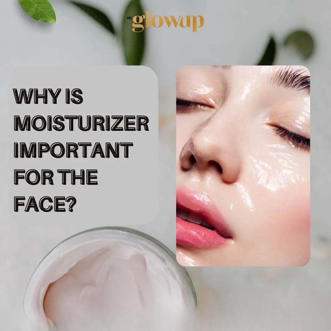 HK Glowup Brightening Face Moisturizer for Brighter, Soft & Radiant Skin - Daily Illuminating Lotion for Glowing Complexion | Lightweight, Non-Greasy Formula for Women & Men (100ml) | Perfect for Morning/Night Skincare Routine & Makeup Prep