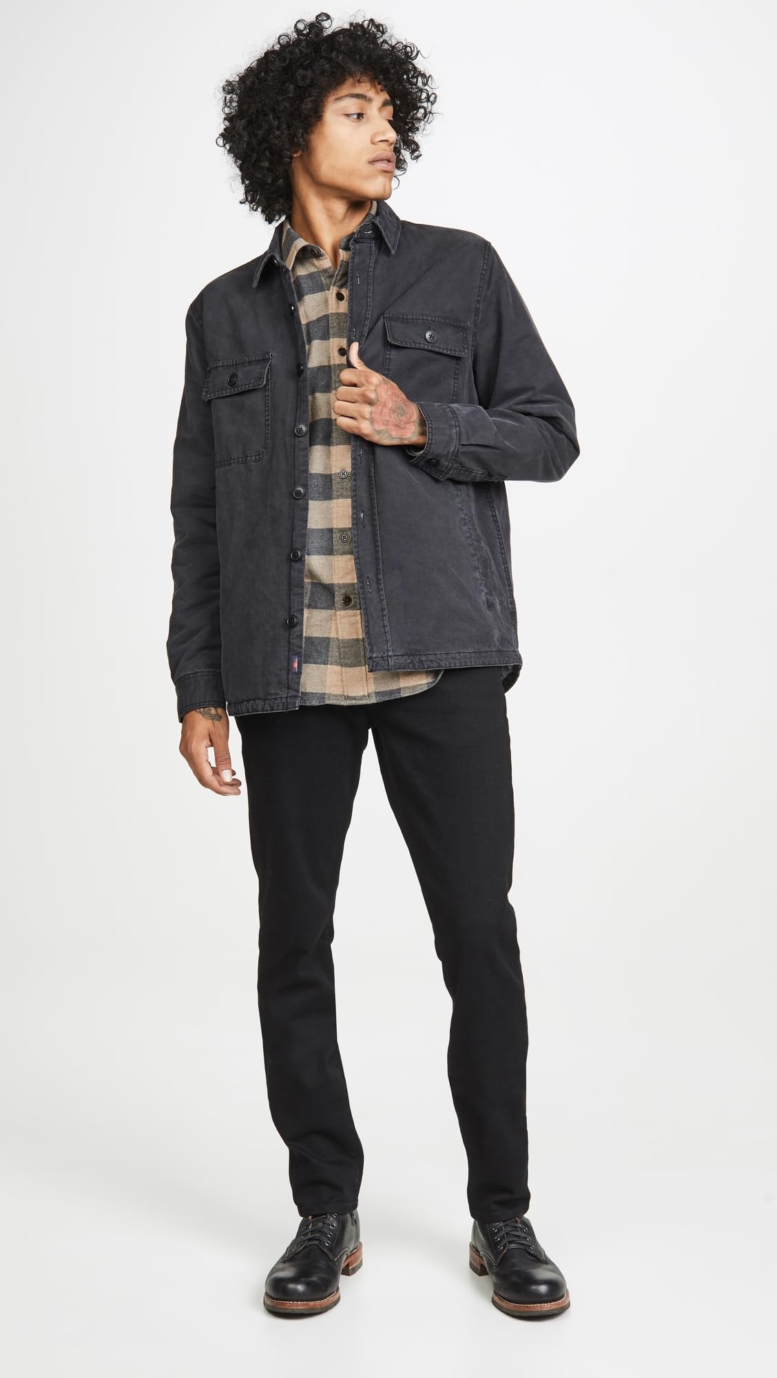 FRAME Men's L'Homme Slim Fit Stretch Denim Jeans - Comfortable & Stylish for Casual Wear, Office & Night Out
