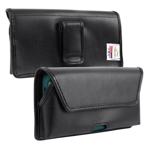 Horizontal - Leather w/ Leather Clip