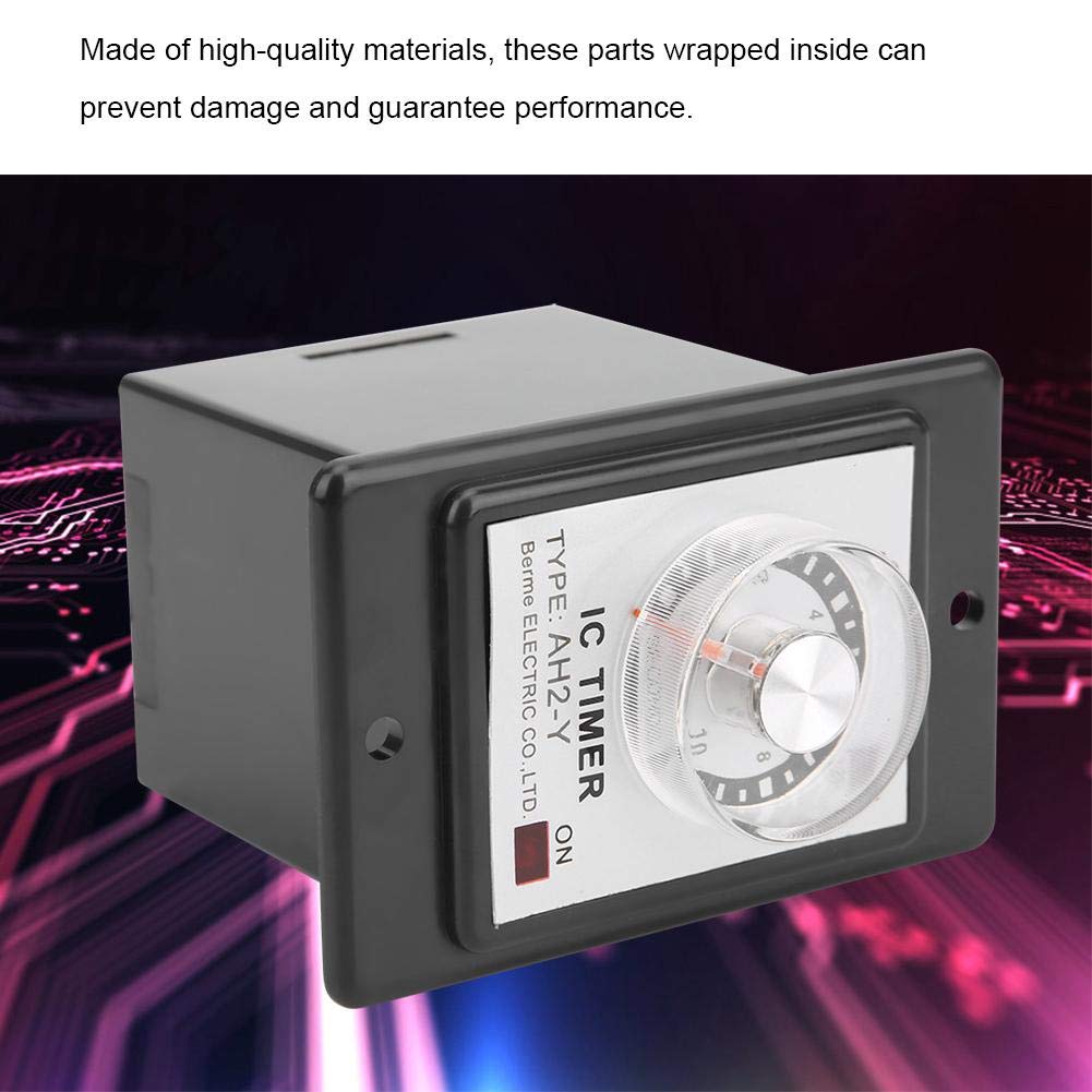 AH2-Y 10S 24V Time Delay Relay - Low Voltage Timer Delay Switch for Industrial Automation & Electrical Control Systems