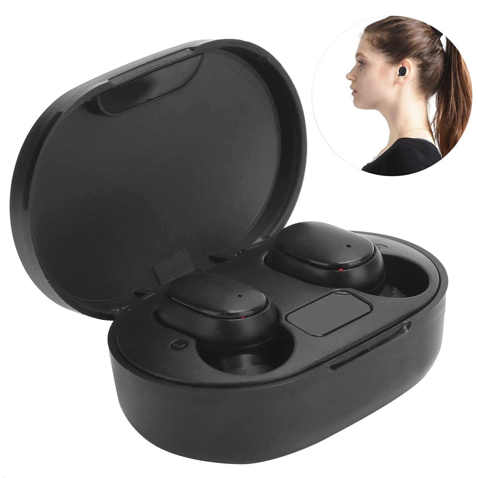 Wireless Sports Earbuds, Lightweight Bluetooth Headphones with Stereo Sound, Sweatproof Running Earphones for Gym, Workout, Jogging & Outdoor Activities