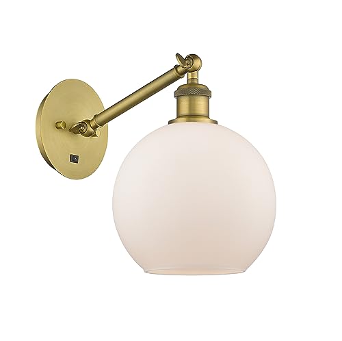 Brushed Brass / Matte White