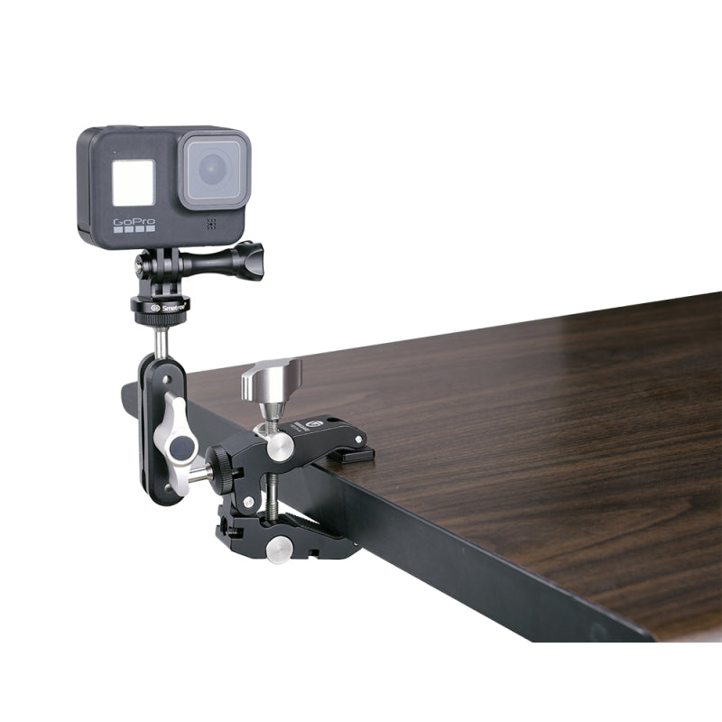VEO CP 46 Universal Camera Clamp Mount - Compatible with DSLR Cameras, Smartphones & Accessories - Perfect for Vlogging, Live Streaming & Photography