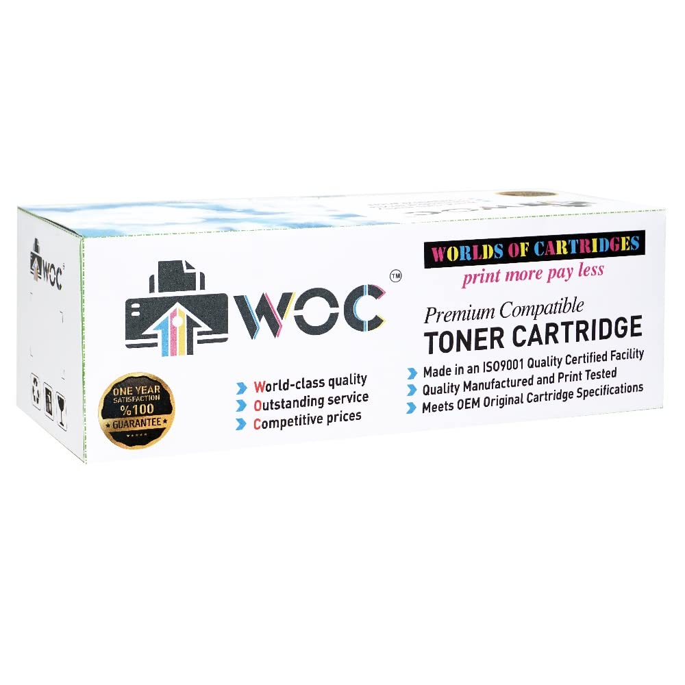 WOC Compatible Yellow Toner Cartridge Replacement for OKI-Okidata 46507601 - Works with C712 Printer - Perfect for Home & Office Printing Needs