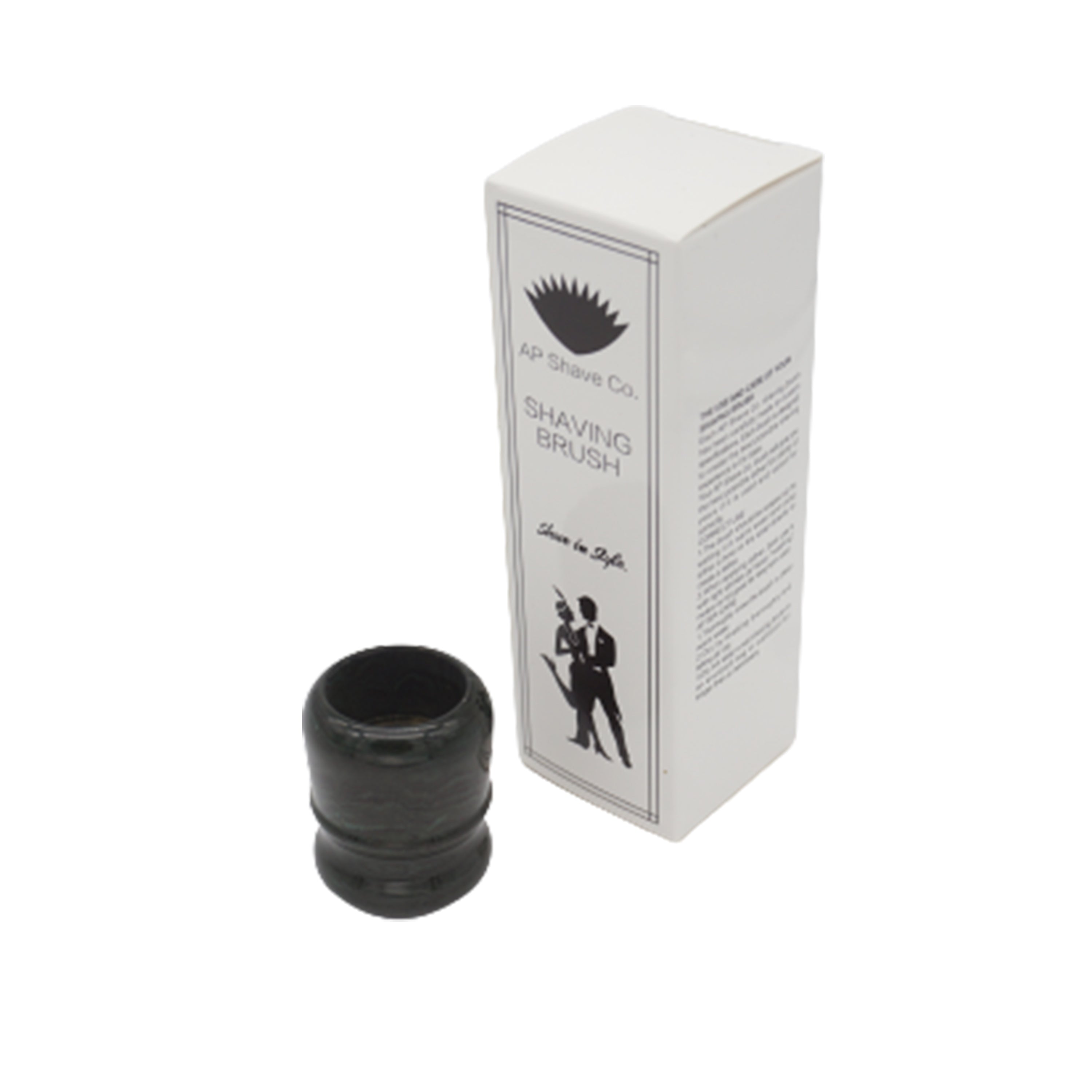 Premium Jaguar Ebonite Handcrafted Shaving Brush Handle - Fits 24mm & 26mm Knots - Perfect for Wet Shaving & Grooming Gifts