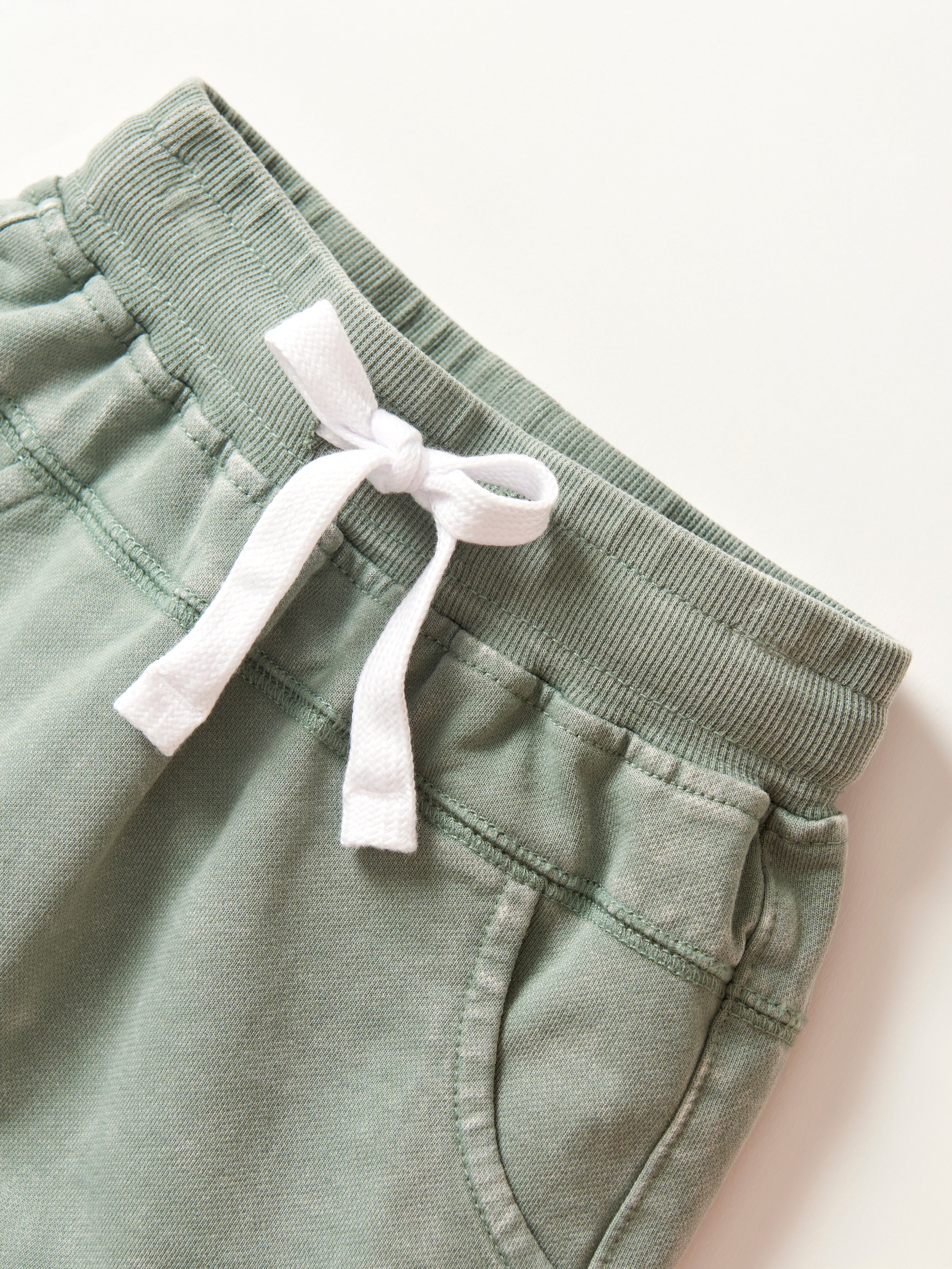 Stylish Harem Shorts in Basil Wash - Perfect for Yoga, Lounge & Casual Wear