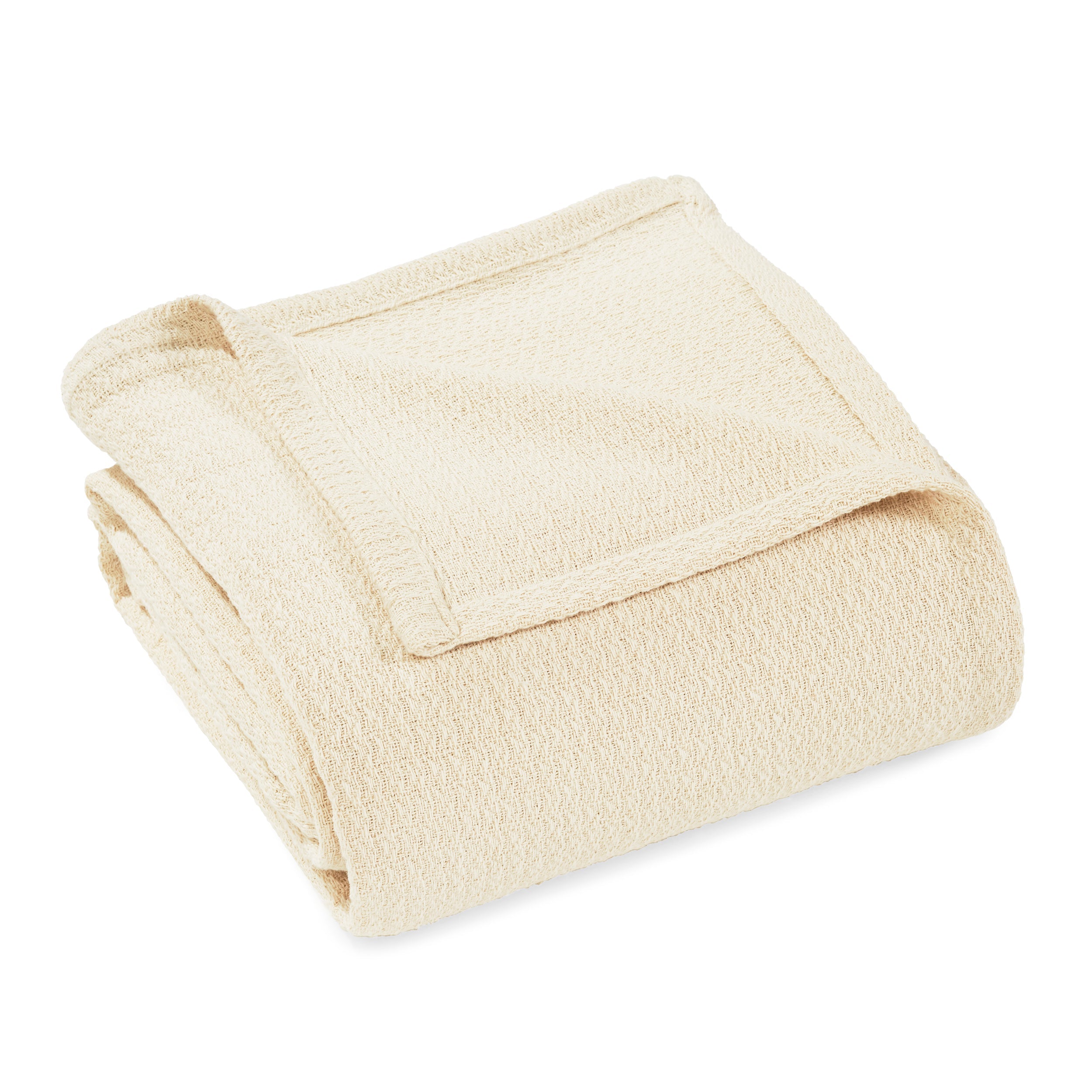 Premium Textured Cotton Waffle Weave Blanket - Soft & Breathable Throw for Bed, Sofa & Couch - Cozy Home Decor Gift for All Seasons