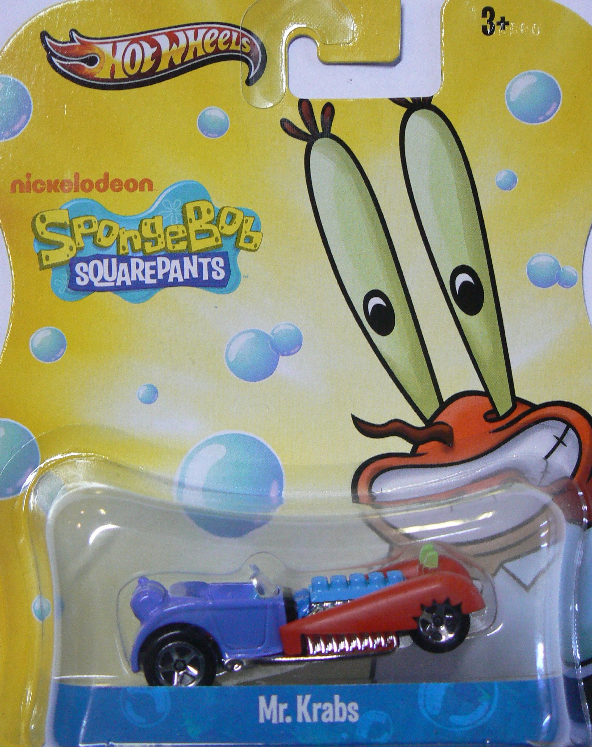Hot Wheels Nickelodeon SpongeBob SquarePants Mr. Krabs Die-Cast Car Toy - Collectible Vehicle for Kids & Adults - Perfect for Playtime, Display & Gifts