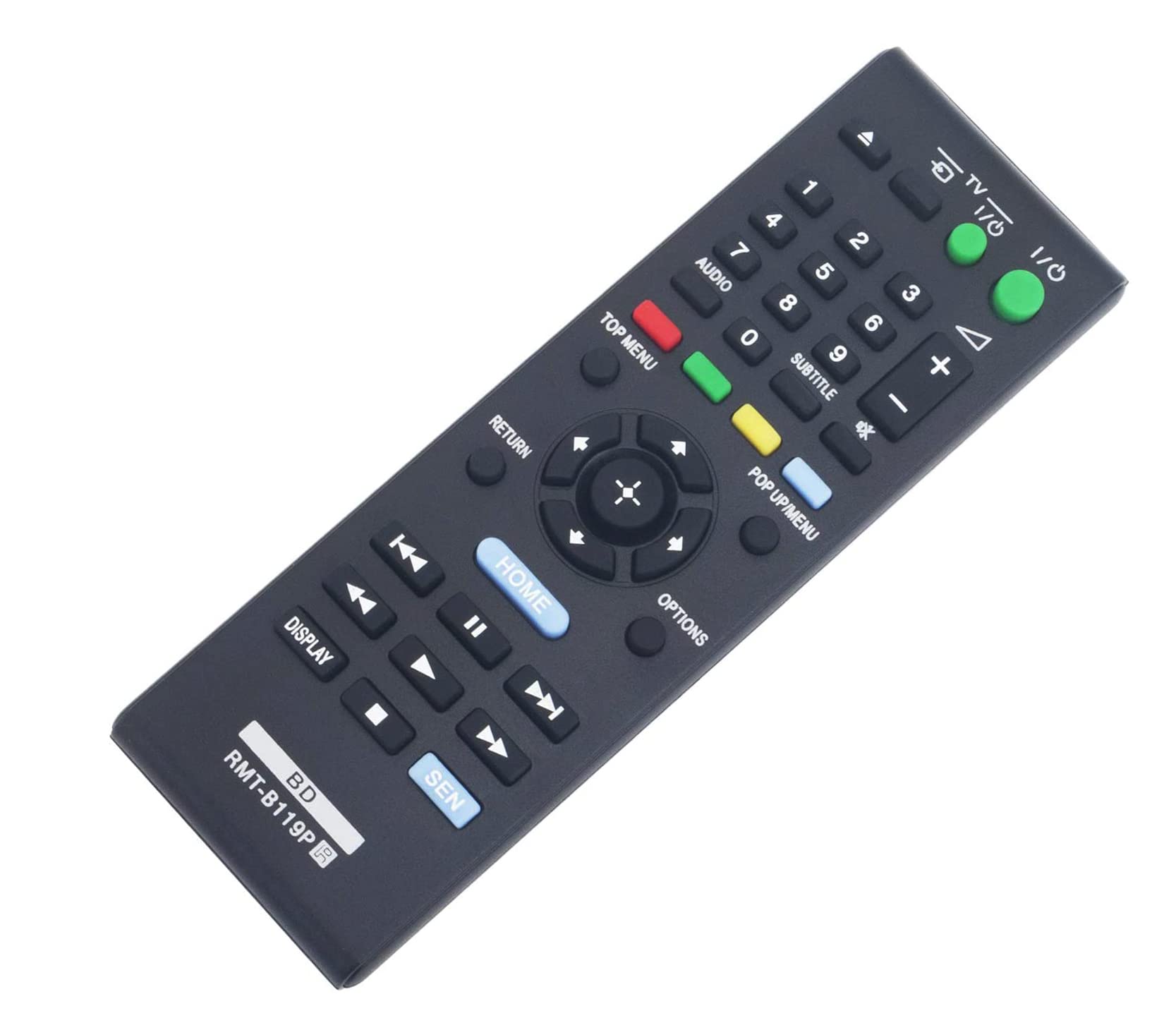 ALLIMITY RMT-B119P Replacement Remote Control for Sony Blu-ray DVD Players - Compatible with BDPS490, BDP-S4100, BDPS1100, BDPS590, BDPS5100, BDPS3100, BDPS4100, BDP-S3100, BDP-S390, BDP-S190 - Perfect for Home Theater & Entertainment Systems