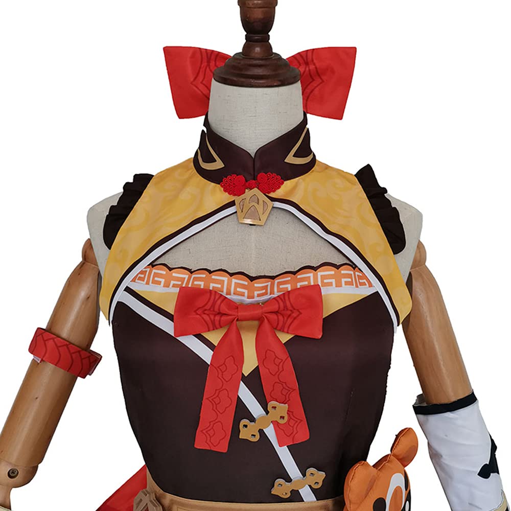 Genshin Impact Xiangling Cosplay Costume - Official Character Dress for Halloween, Anime Conventions & Cosplay Events