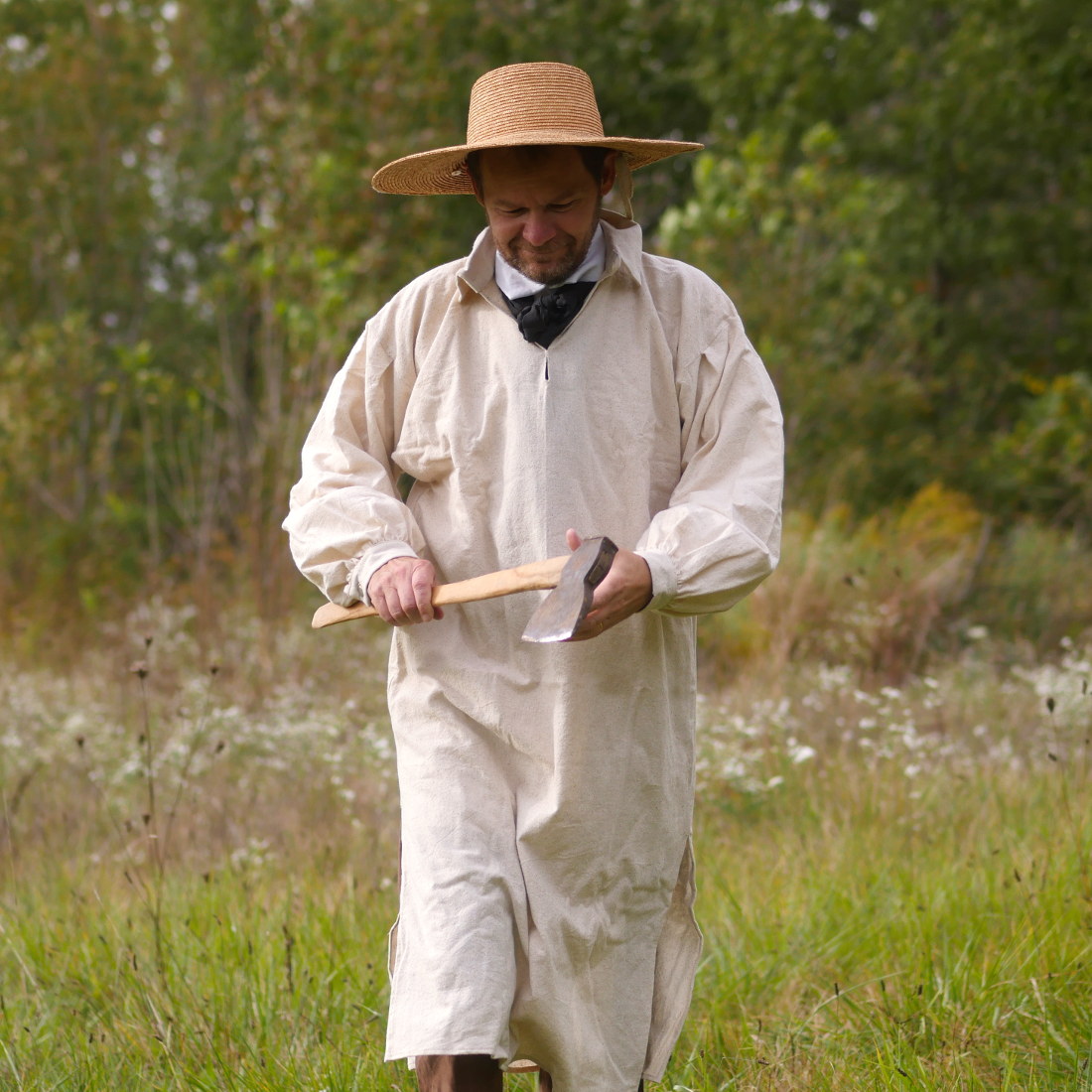 Premium Work Smock - Durable Osnaburg Fabric for Comfort & Protection | Ideal for Chefs, Artists & Crafters