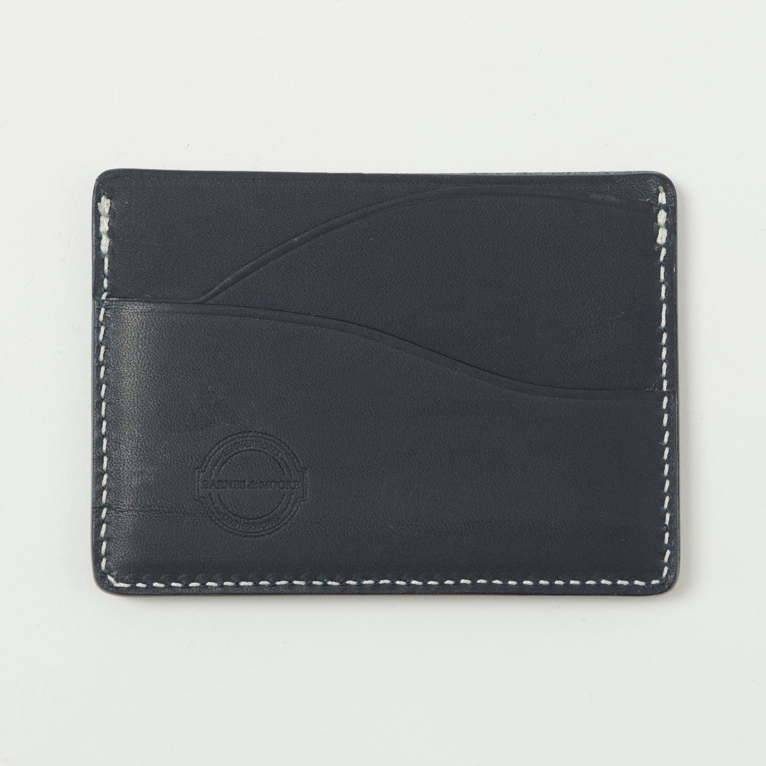 Barnes & Moore 'Drayman' Slim RFID Blocking Cardholder Wallet - Indigo Blue | Minimalist Front Pocket Wallet for Men & Women | Perfect for Travel, Everyday Carry & Business Cards