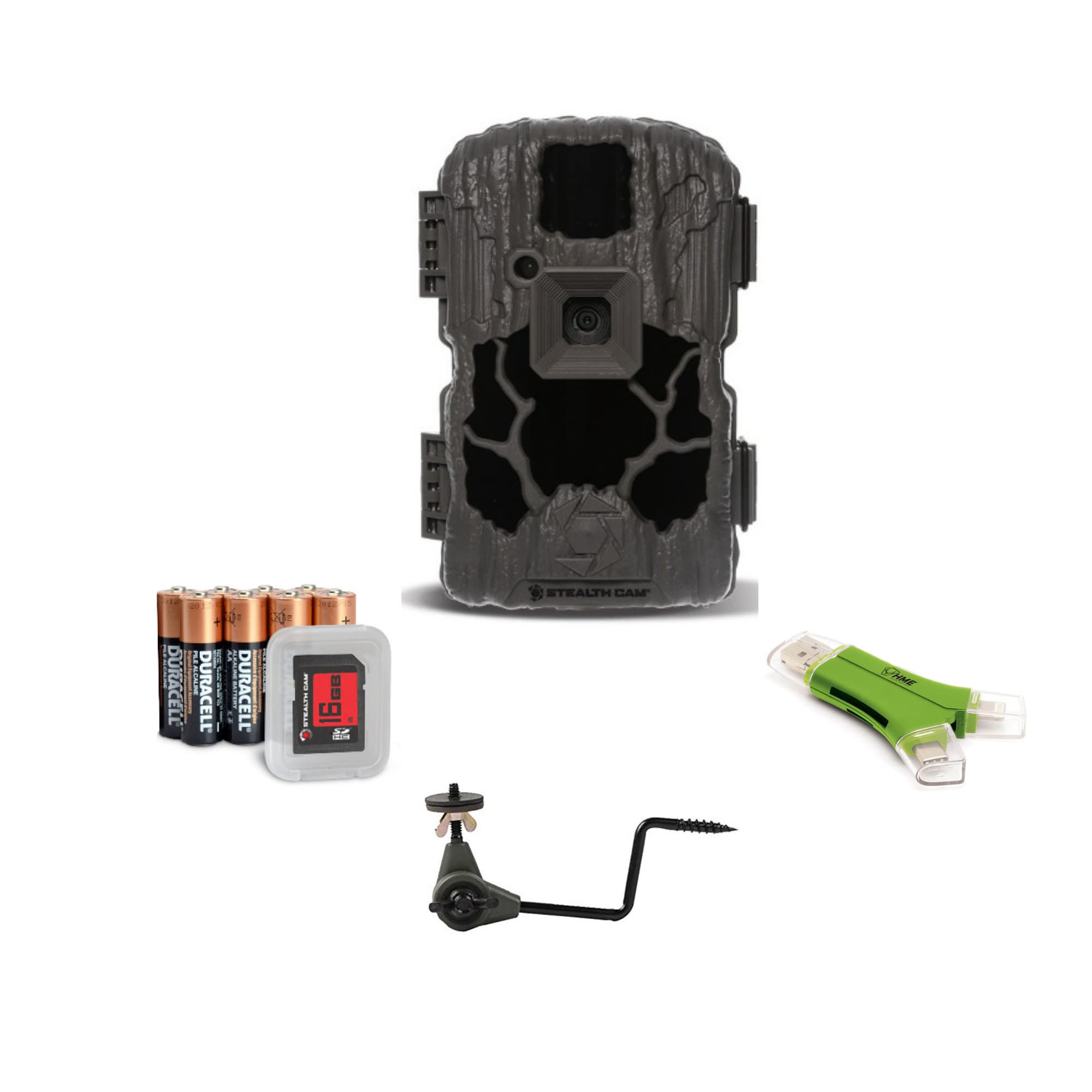 Stealth Cam PXV26 26MP Trail Camera (2-Pack) with Camera Holder (2-Pack) - 4 Items Total - High Resolution Wildlife Monitoring for Hunting, Security & Outdoor Exploration
