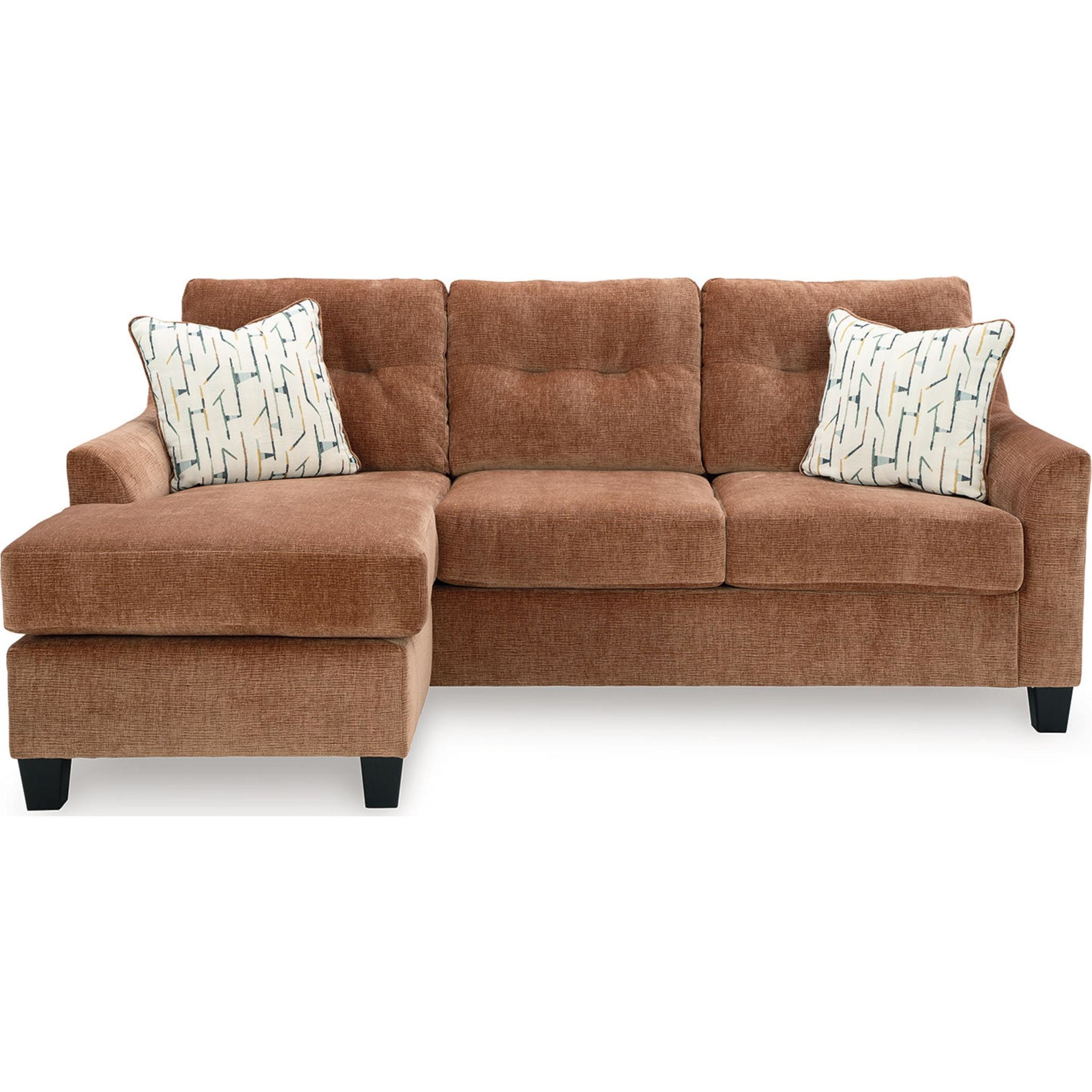 Amity Bay Sofa Chaise - Modern Sectional Couch with Chaise Lounge for Living Room, Reversible L-Shaped Sleeper Sofa Bed - Perfect for Small Spaces, Apartments & Home Theater Seating