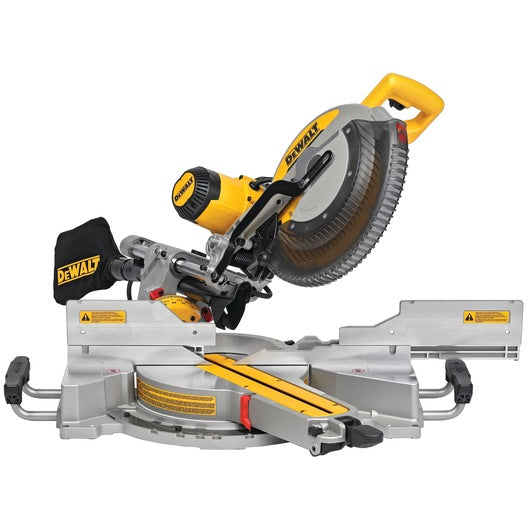 DEWALT 12-Inch Double Bevel Sliding Compound Miter Saw - Professional Woodworking Tool for Crown Molding, Baseboards & Framing Projects