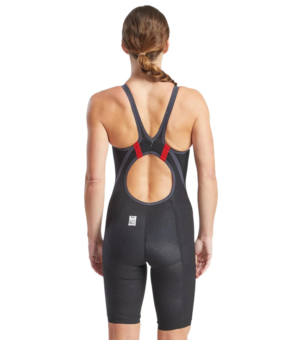 Finis Women's Hydrox Open Back Kneeskin Tech Suit - High Performance Competitive Swimwear for Training & Racing - Perfect for Pool, Lap Swimming & Water Aerobics