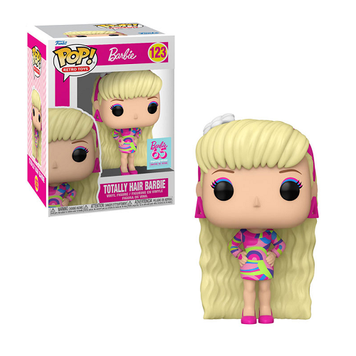 Funko Pop! BARBIE: Totally Hair Barbie #123 - Collectible Vinyl Figure for Barbie Fans, Perfect for Display & Gifts
