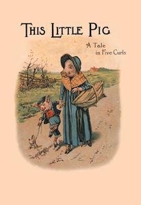 Witch Groceries Pig Leash Canvas Print 20x30 - Gothic Home Decor