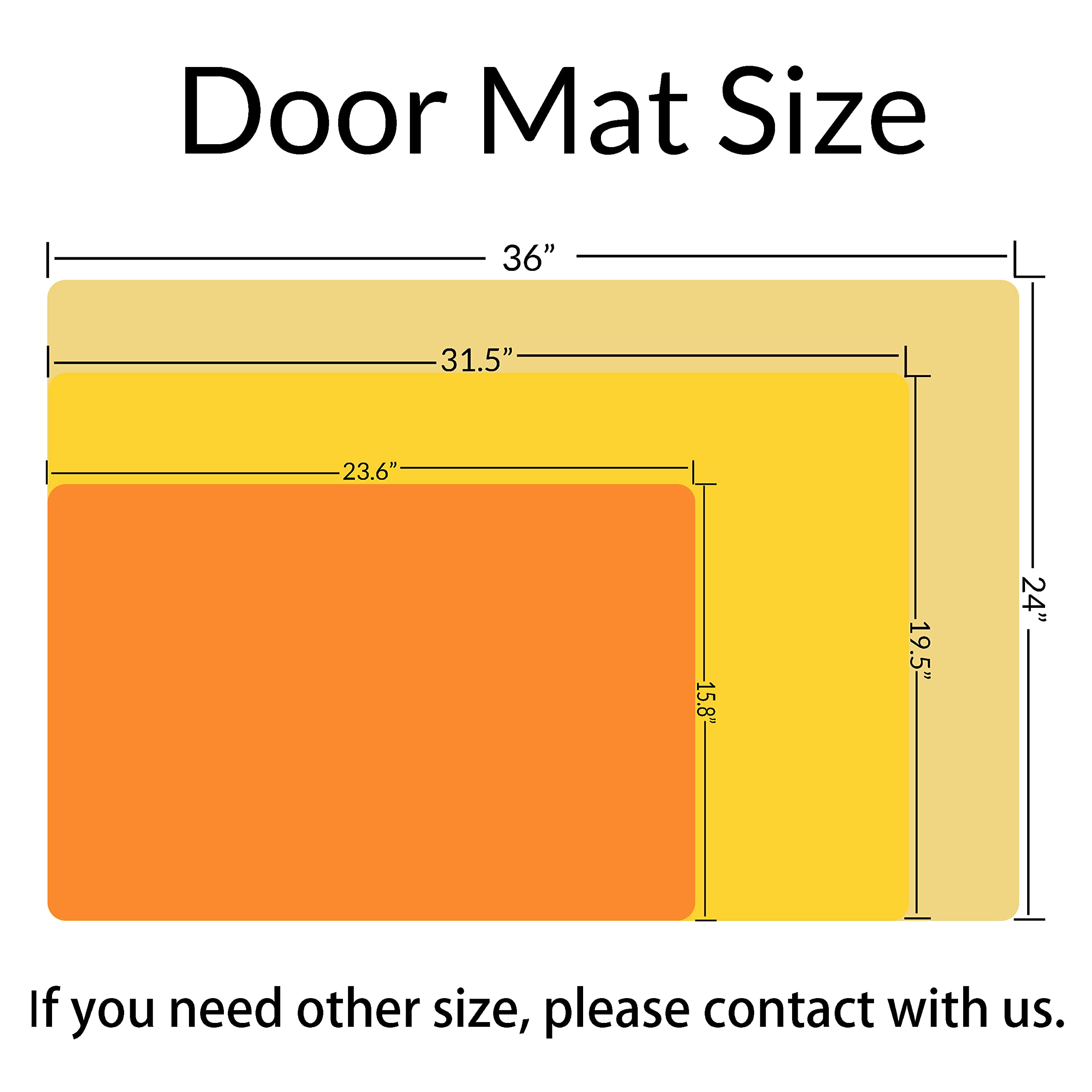 Custom Photo Door Mat - Personalized Non-Slip Bath Rug & Thick Indoor Floor Mat for Living Room, Bedroom, Entryway - Perfect Housewarming Gift & Home Decor