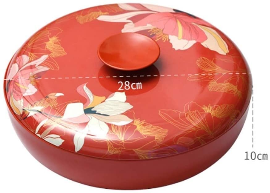 Rotating Dried Fruit Snack Box - 3-Tier Candy Nut Storage Container for Living Room | Chinese New Year Party, Home Decor & Holiday Snack Display