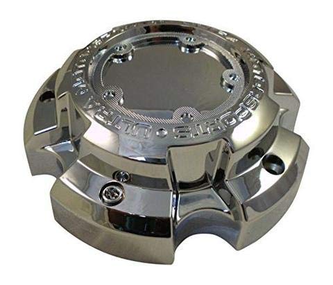 Chrome Ultra Wheel Motorsports C800802 A89-9855 Replacement Wheel Rim Center Hub Cap (1 Pack) - Perfect for Car, Truck & SUV Customization & Protection
