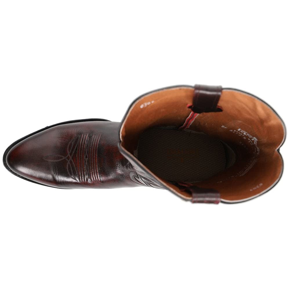 Dan Post Men's Milwaukee Round Toe Cowboy Western Boots - Black Cherry - Size 12 US - Perfect for Rodeo, Country Dancing & Western Fashion
