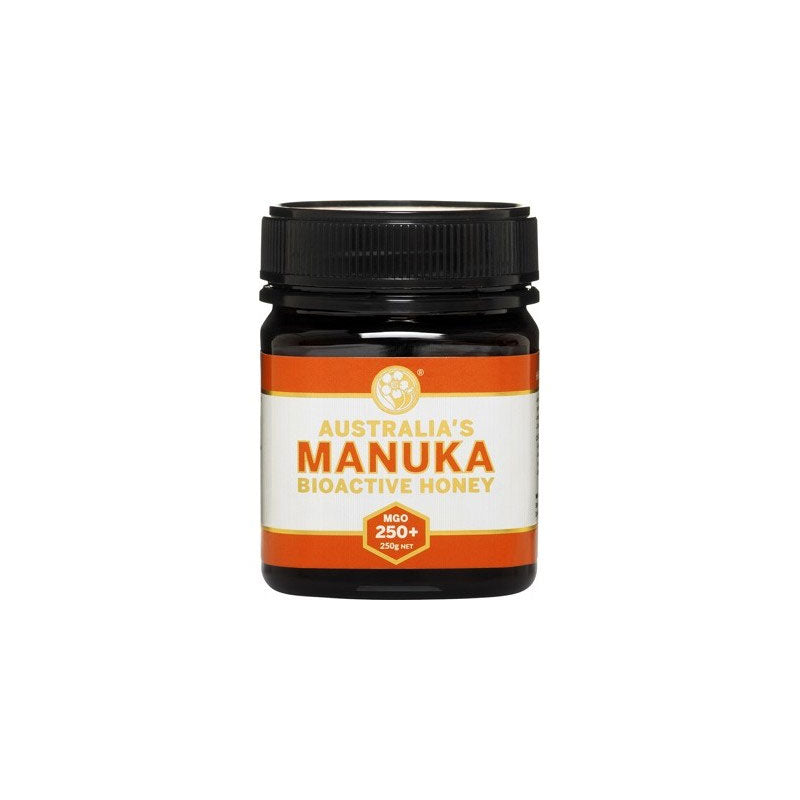 Premium Manuka Honey MGO250+ (250g) - Authentic Australian Bioactive Honey for Immune Support, Digestion & Skin Care - Perfect for Tea, Toast & Wellness Rituals