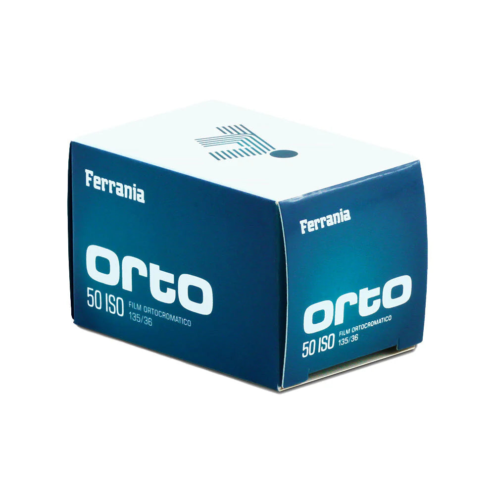 Ferrania ORTO 50 Black and White Negative Film 35mm - High Contrast ISO 50 Film for Street Photography & Vintage Camera Enthusiasts