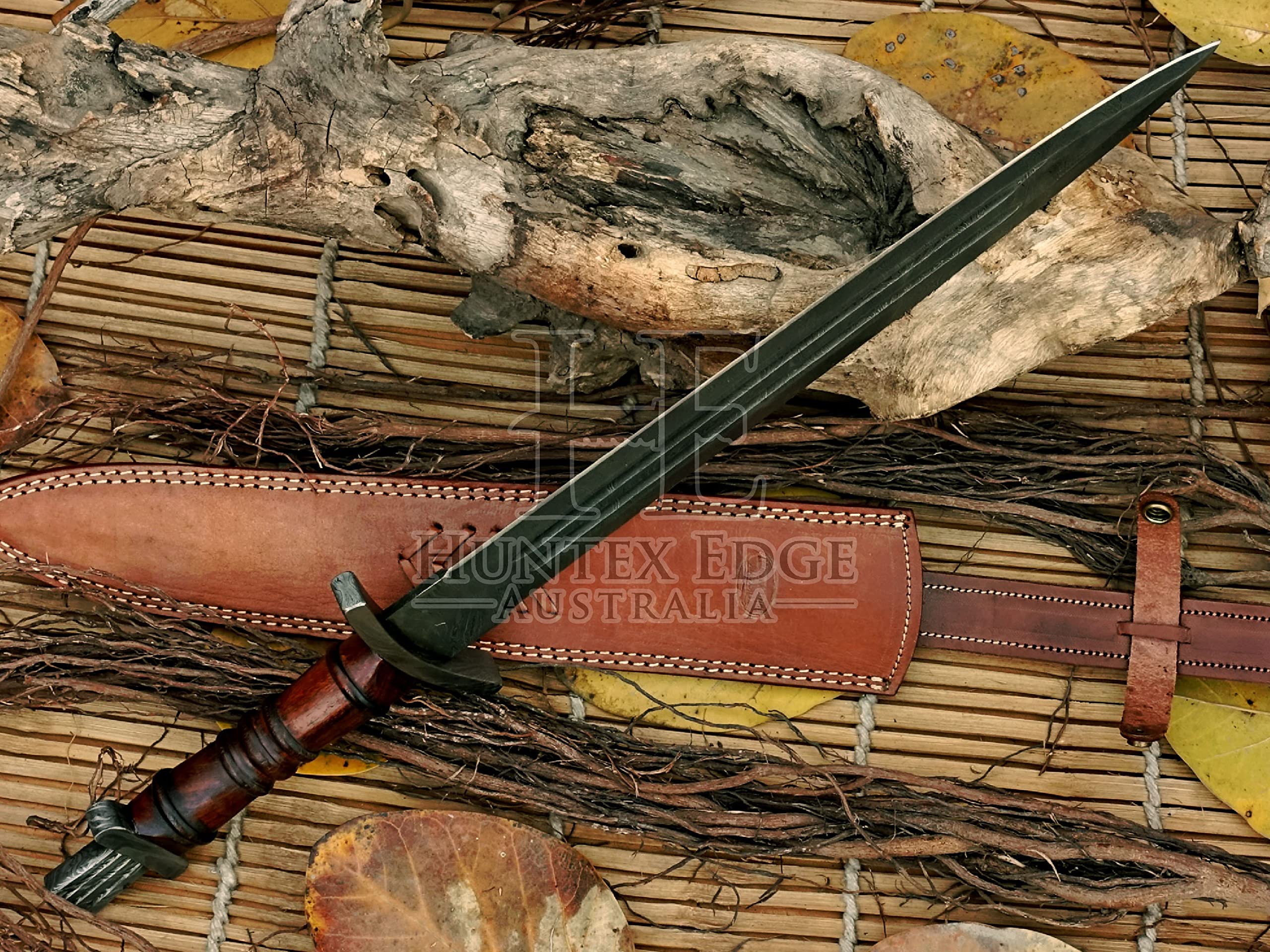 HUNTEX Damascus Steel Dagger - 22
