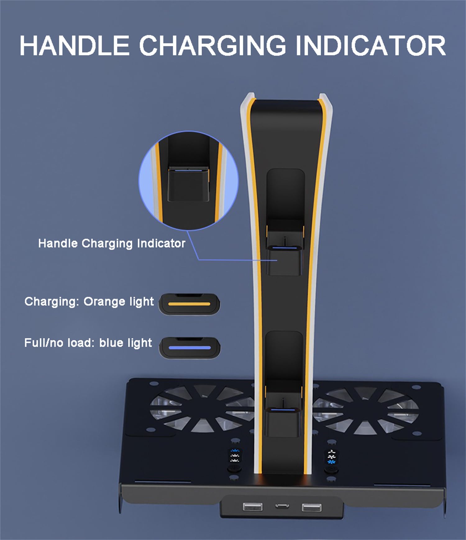 Scosao PS5/PS5 Slim Wall Mount with Charging Station & Cooling System - Steel Wall Mount Bracket for PS5/PS5 Slim (Optical & Digital Edition) - Perfect for Gaming Rooms & Small Spaces