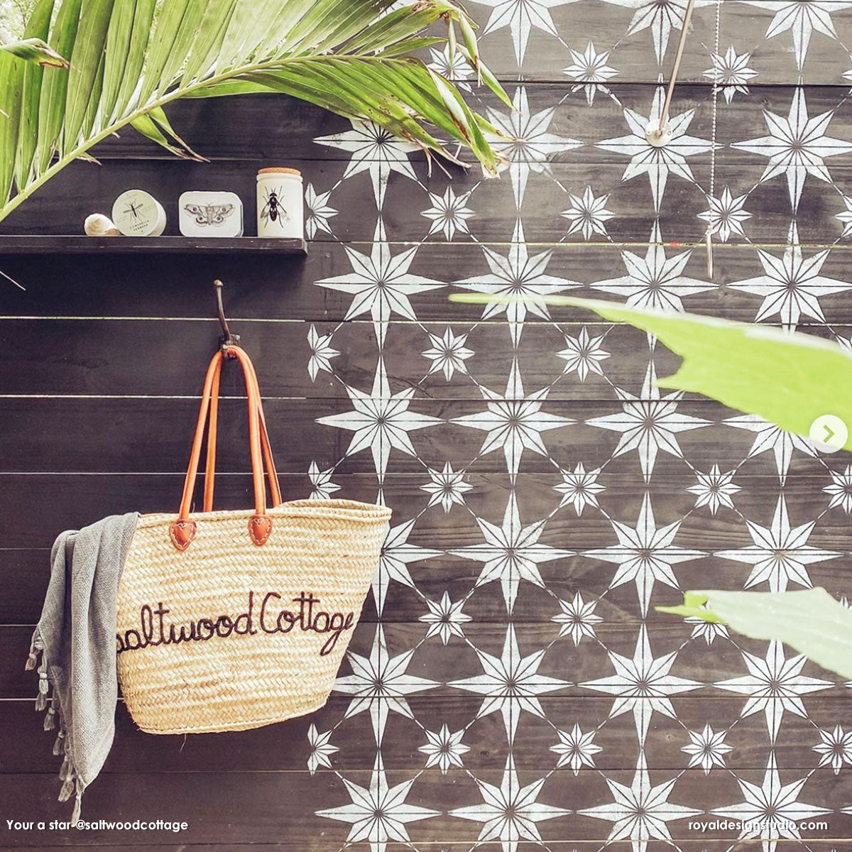 You're a Star Tile Stencil - DIY Mosaic Tile Decor Kit for Home, Bathroom & Kitchen Backsplash - Perfect for Crafting, Wall Art & DIY Projects