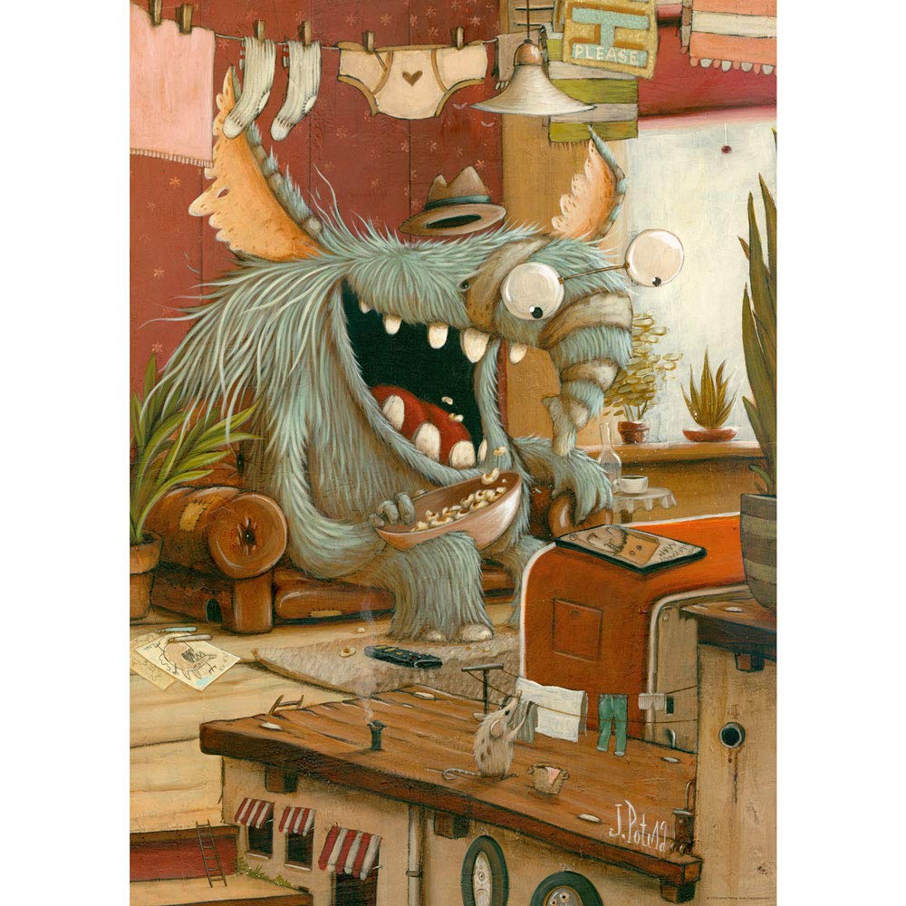 Heye Zozoville 1000 Piece Jigsaw Puzzle - Laundry Day | Fun Family Activity & Home Decor | Perfect for Game Nights, Stress Relief & Wall Art