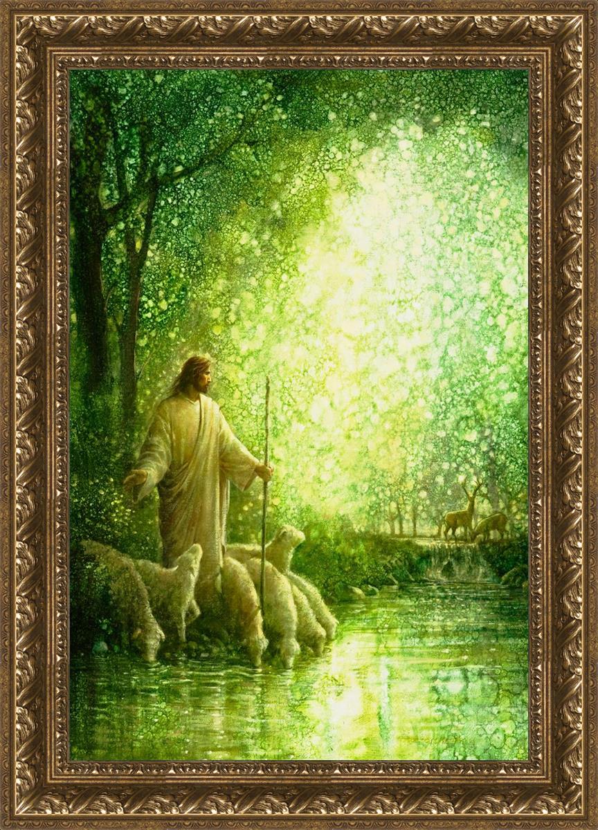 Feed My Sheep By Yongsung Kim - Inspirational Christian Wall Art for Home & Church Decor - Perfect for Living Room, Bedroom & Office