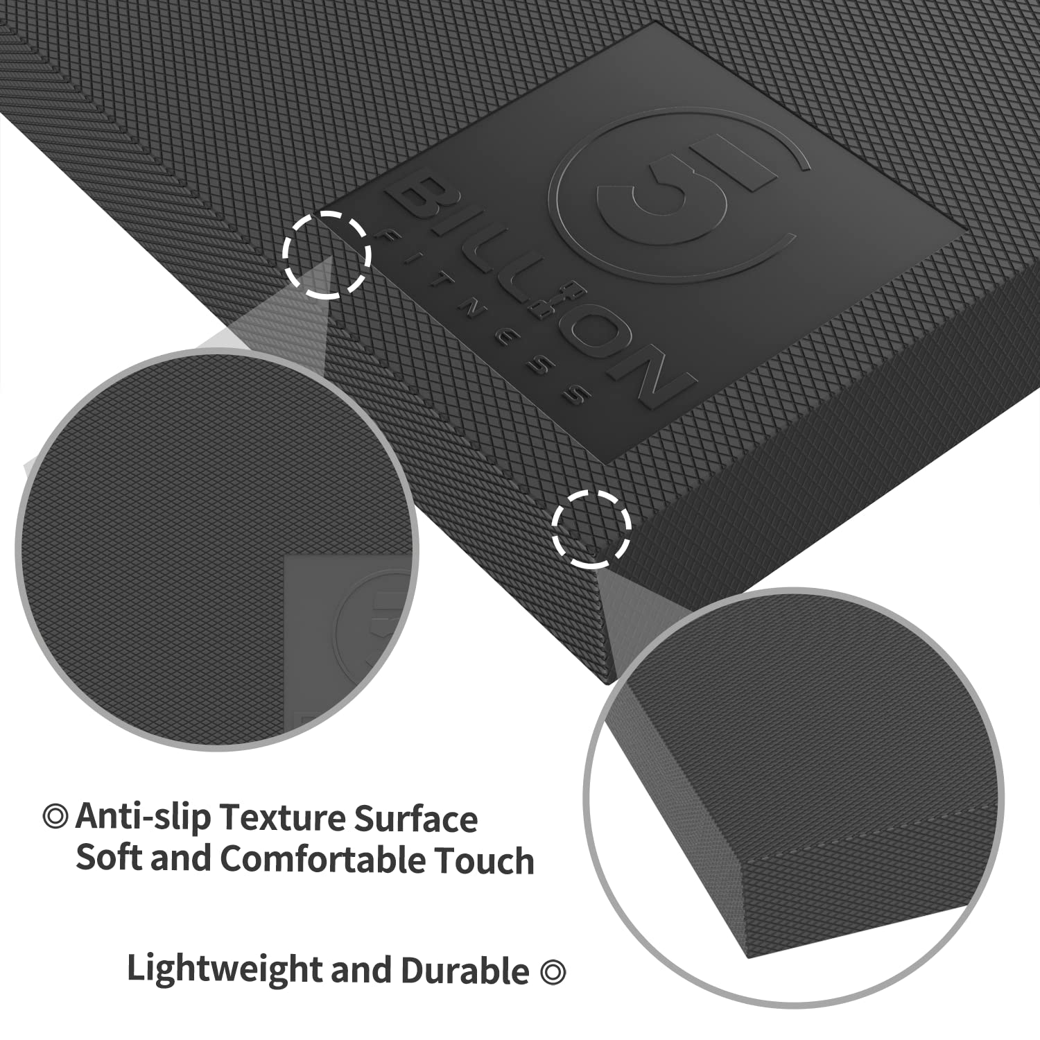 5BILLION Foam Balance Pad - Non-Slip Stability Cushion for Physical Therapy, Yoga, Pilates & Gym Workouts - Perfect for Balance Training, Knee Support & Fitness Stretching at Home or Studio