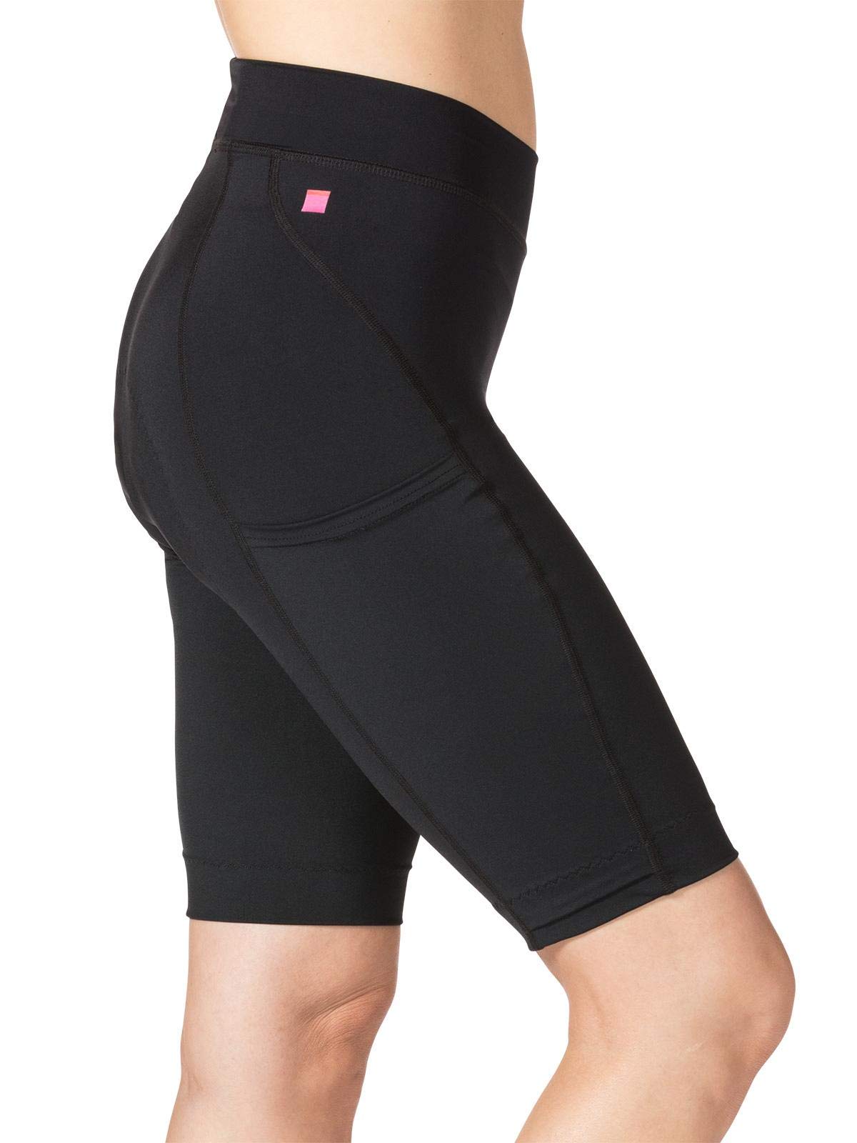 Women's Terry Bike Shorts with Padding - High Waisted 11