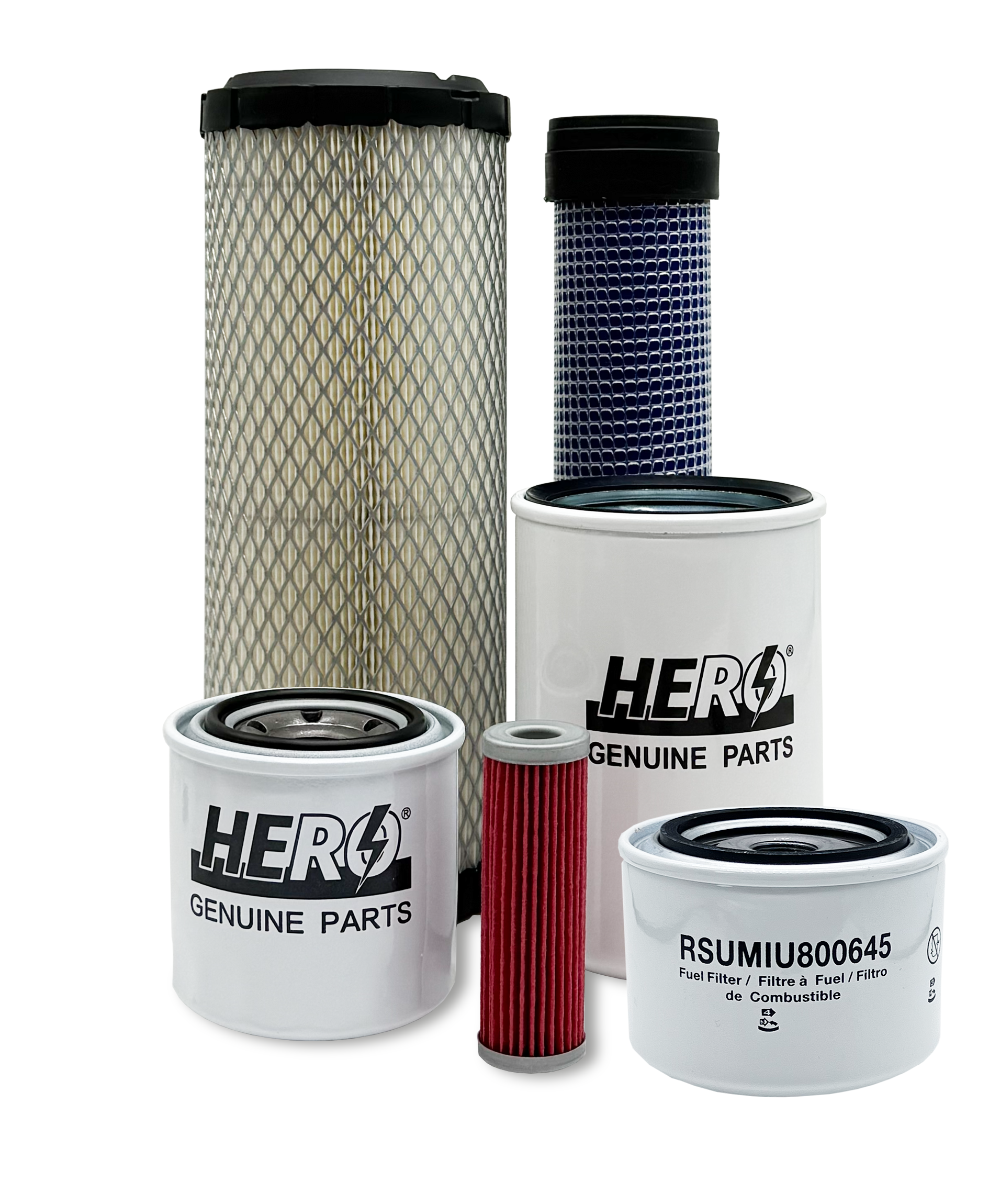 HERO® Maintenance Filter Kit for John Deere 790 Tractor - Air, Oil & Fuel Filters Replacement - Compatible with John Deere 790 Tractor Models - Perfect for Farm Equipment Maintenance & DIY Repairs