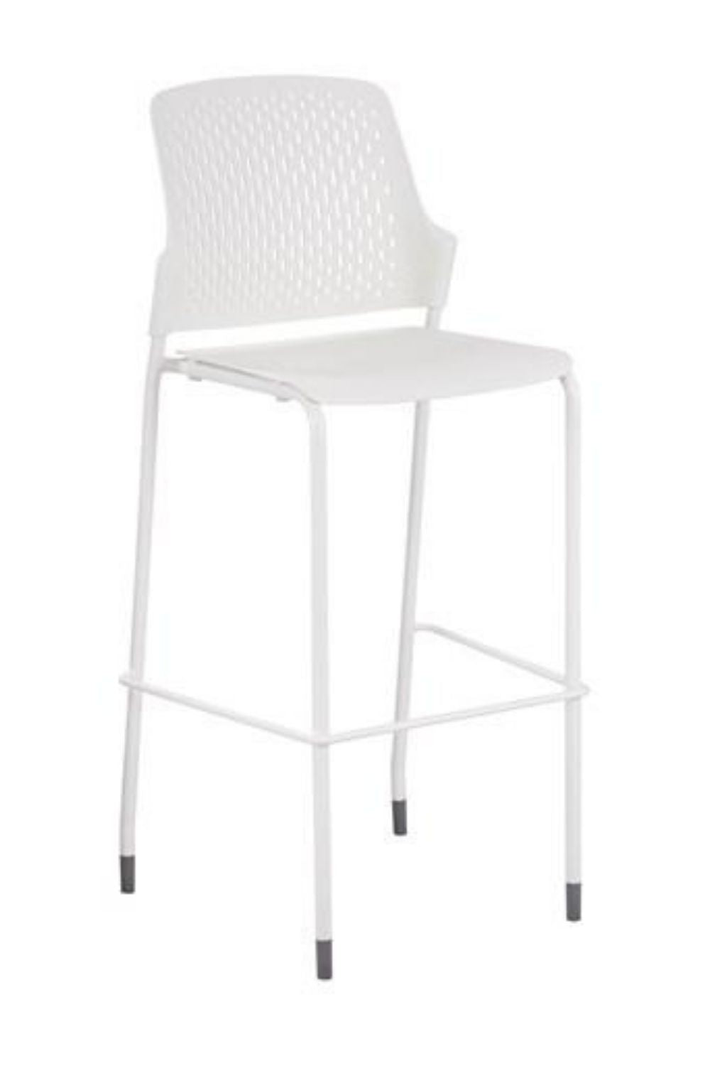 Safco Next Polypropylene Bistro Chair - Set of 2, Stackable Outdoor Dining Chairs for Patio, Cafe & Restaurant Use