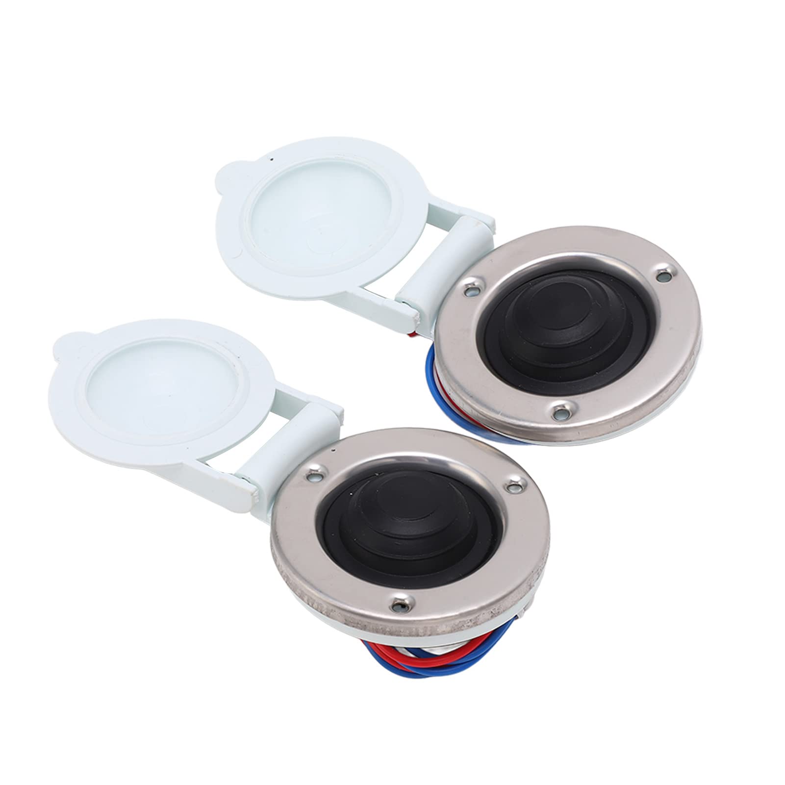KIMISS 2PCS Marine Anchor Deck Foot Switch - Waterproof Up/Down Boat Foot Pedal Control for Anchor Winch | Ideal for Boating, Fishing & Water Sports