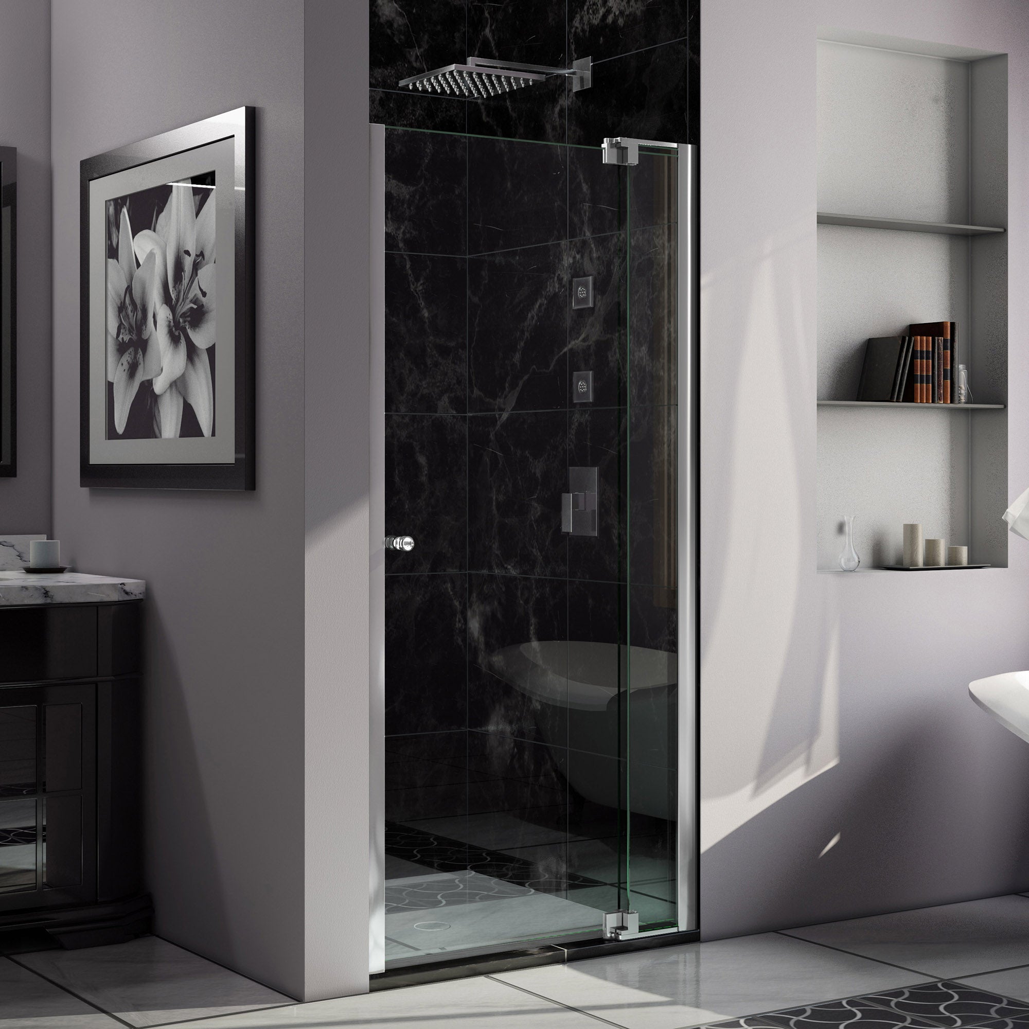 DreamLine Allure Frameless Pivot Shower Door 30