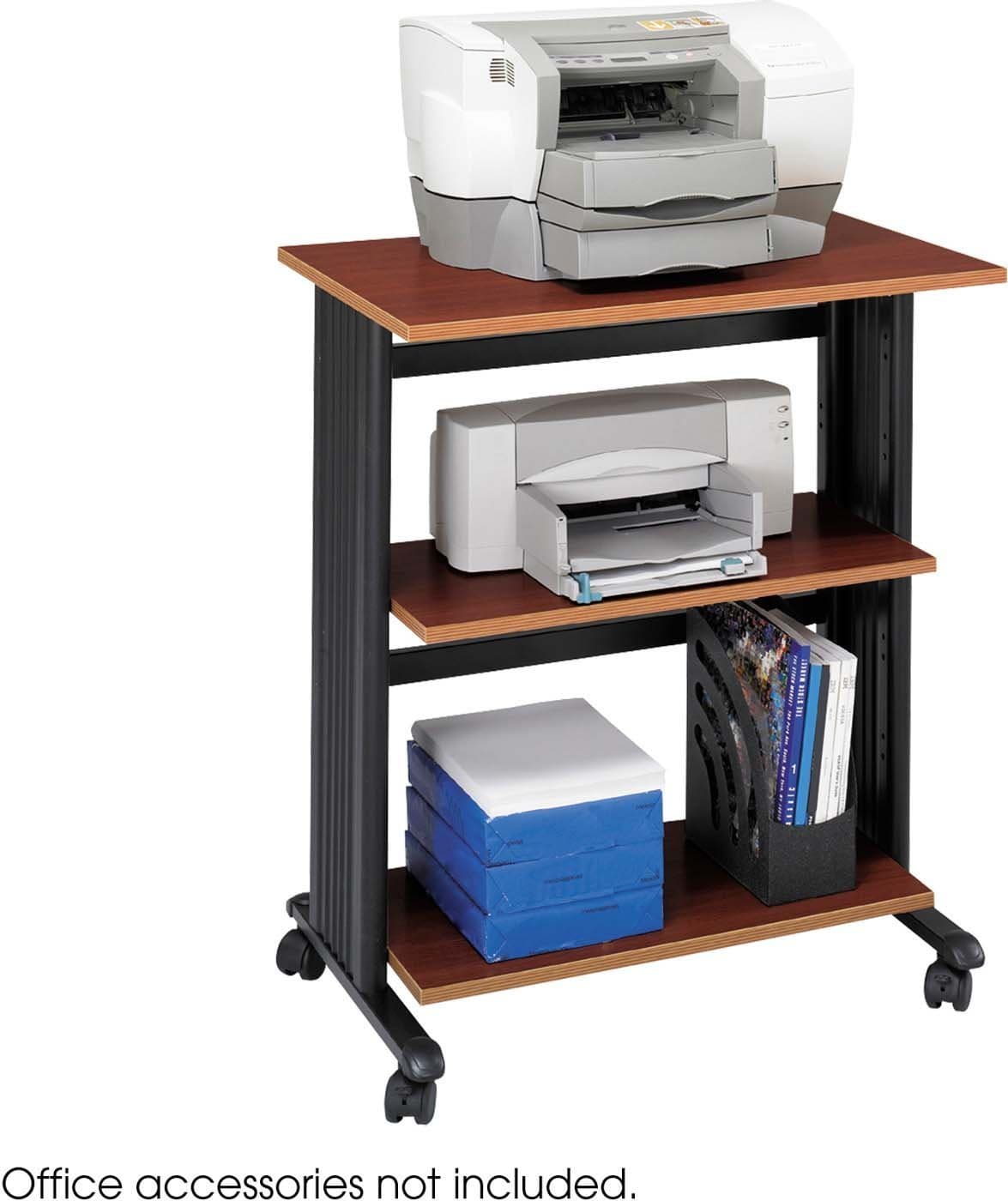 Muv™ Adjustable 3-Level Printer Stand - Heavy Duty & Space-Saving Desk Organizer for Home Office, Workstation, and Gaming Setup [1881]