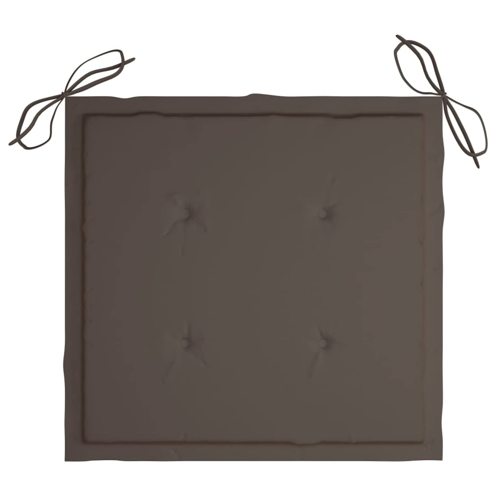 Tidyard 6-Piece Outdoor Garden Chair Cushions Set - Water-Resistant Fabric Seat Cushions for Patio Furniture (19.7x19.7x1.2 Inches, Taupe) - Perfect for Backyard, Deck, Poolside & Outdoor Dining Areas