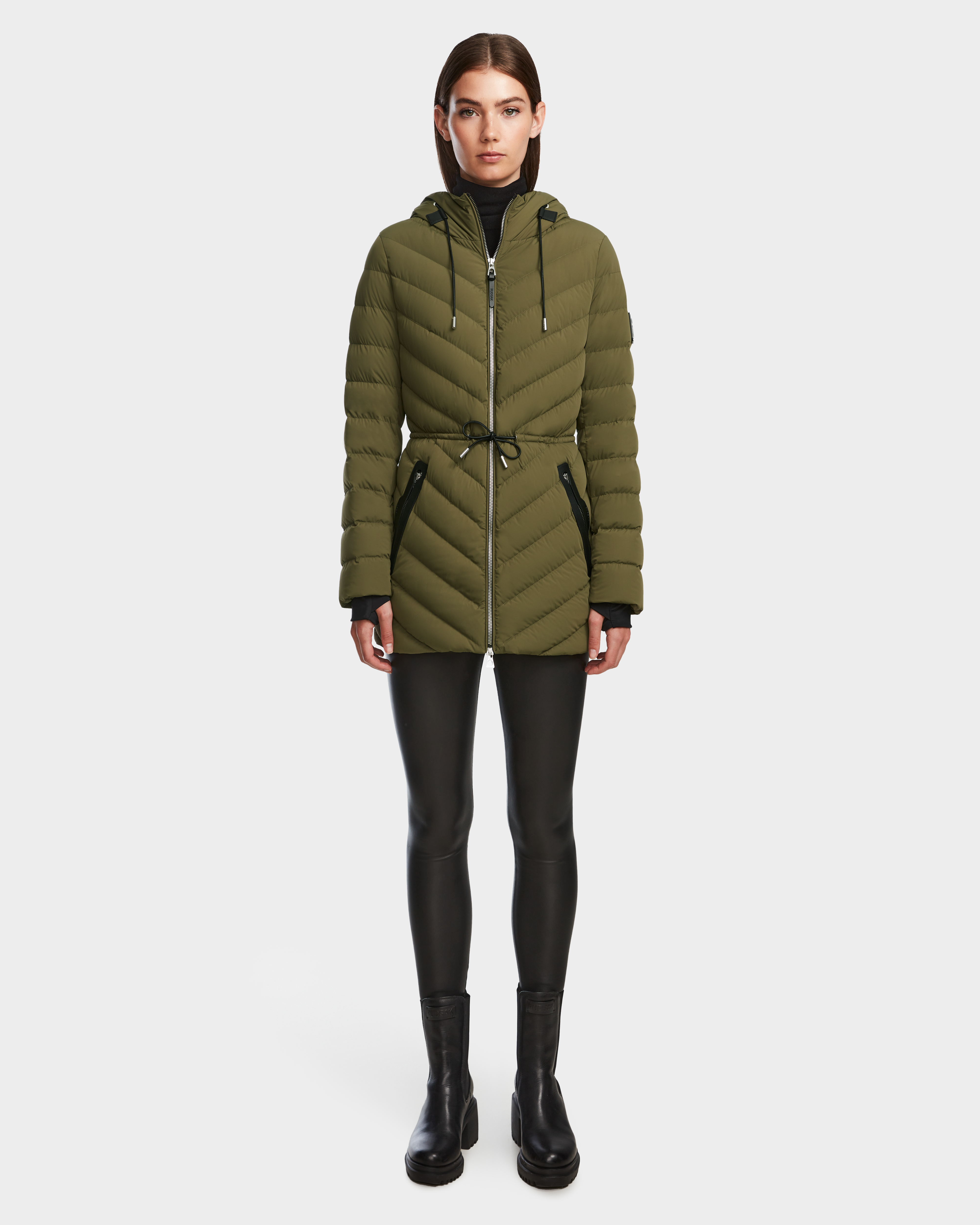 FRANCINE 8124722 Loden Green Women's Winter Coat - Warm Waterproof Parka Jacket for Cold Weather, Outdoor Activities & Daily Commute