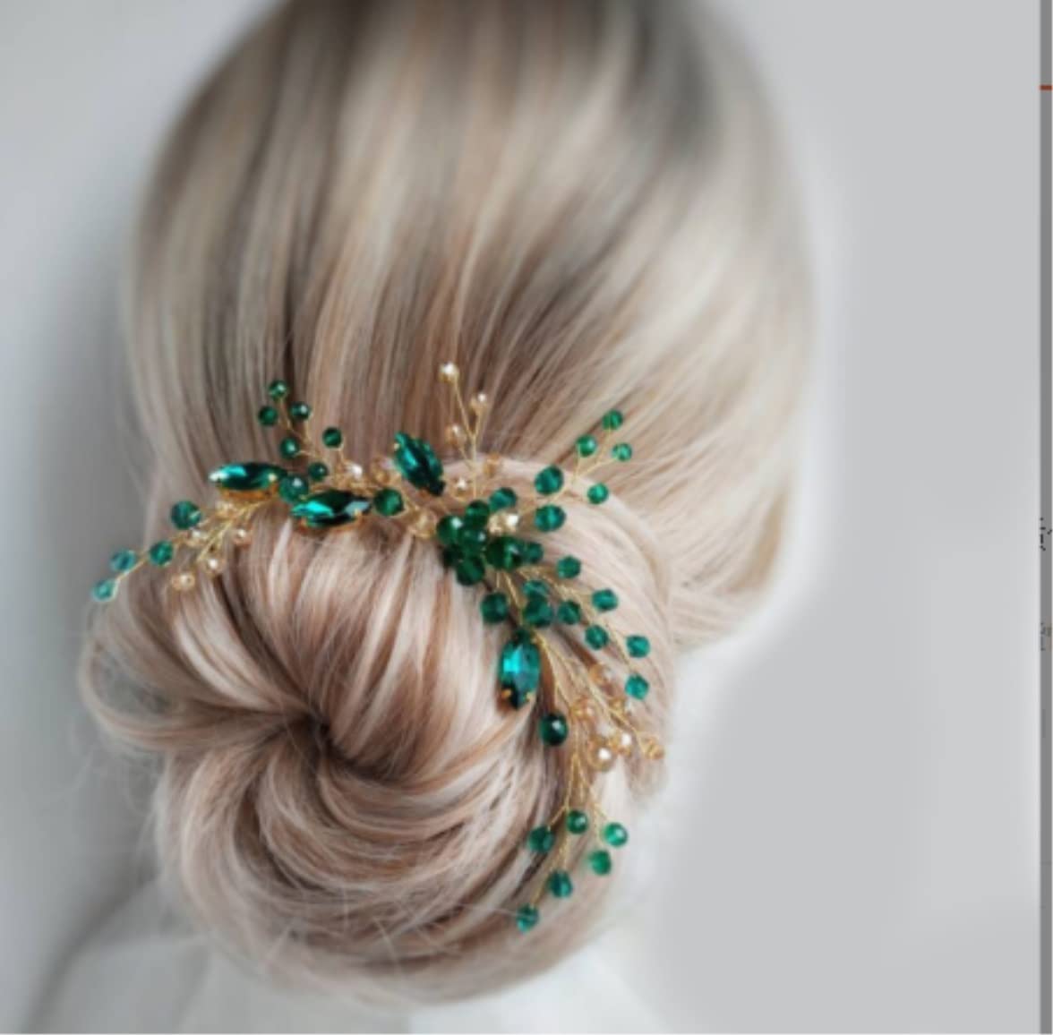Handmade Pearl Tassel Hair Comb Clip - Vintage Bridal Wedding Hair Accessories for Bride, Prom, Party & Special Occasions