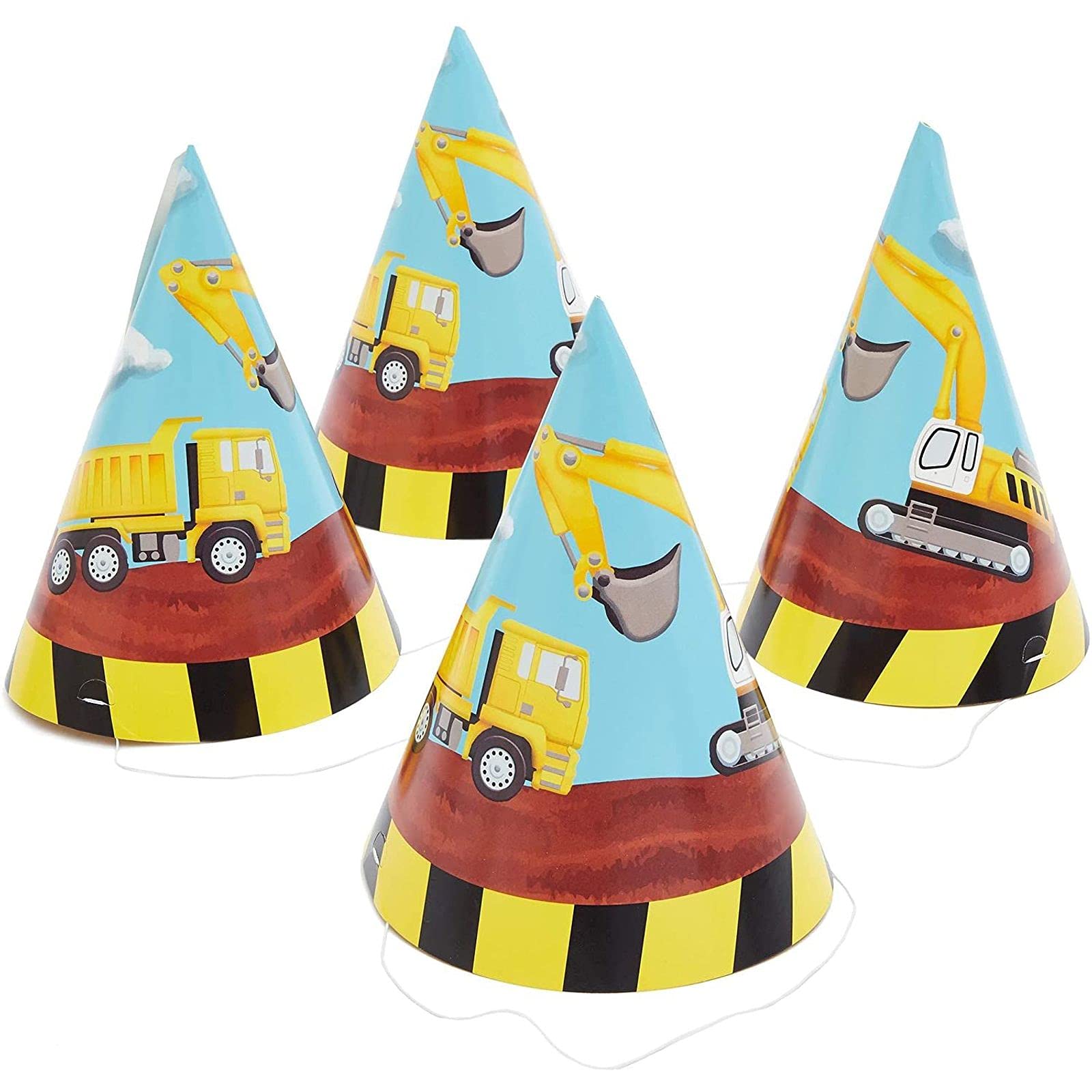 BLUE PANDA 24 Pack Birthday Party Hats for Girls & Boys - Colorful Paper Cone Party Hats (5 x 7 inch) - Perfect for Birthday Parties, Baby Showers, and Festive Celebrations