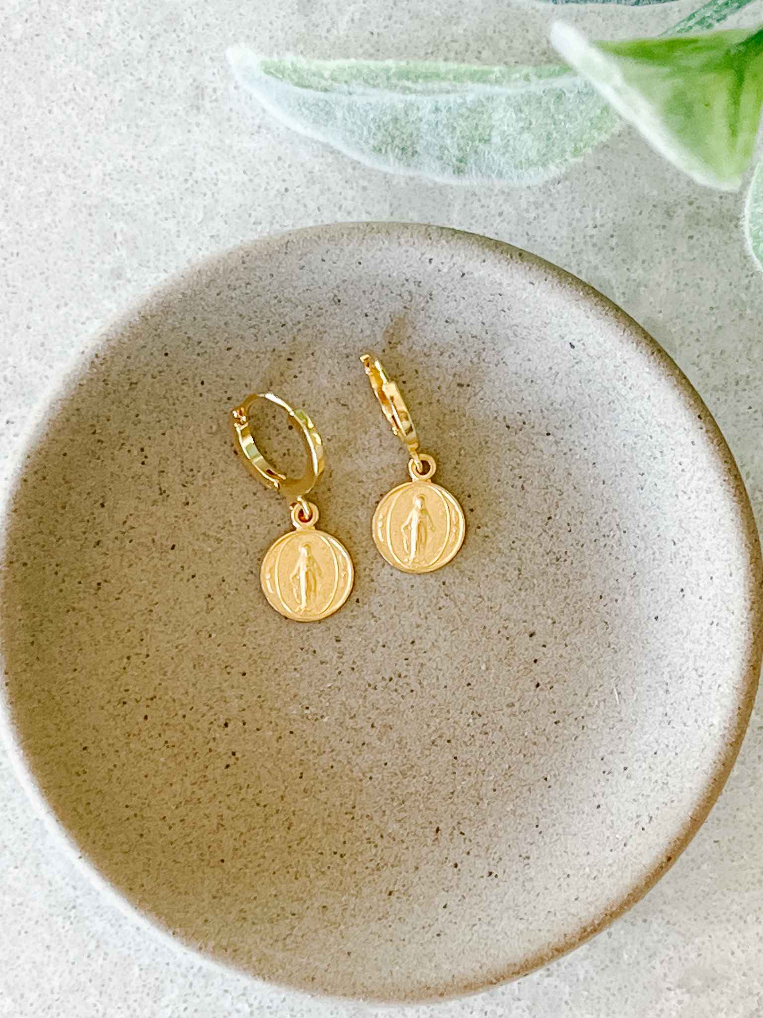 Stunning Miraculous Medal Earrings - Religious Jewelry for Women - Perfect for Church, Gifts & Everyday Faith Inspiration